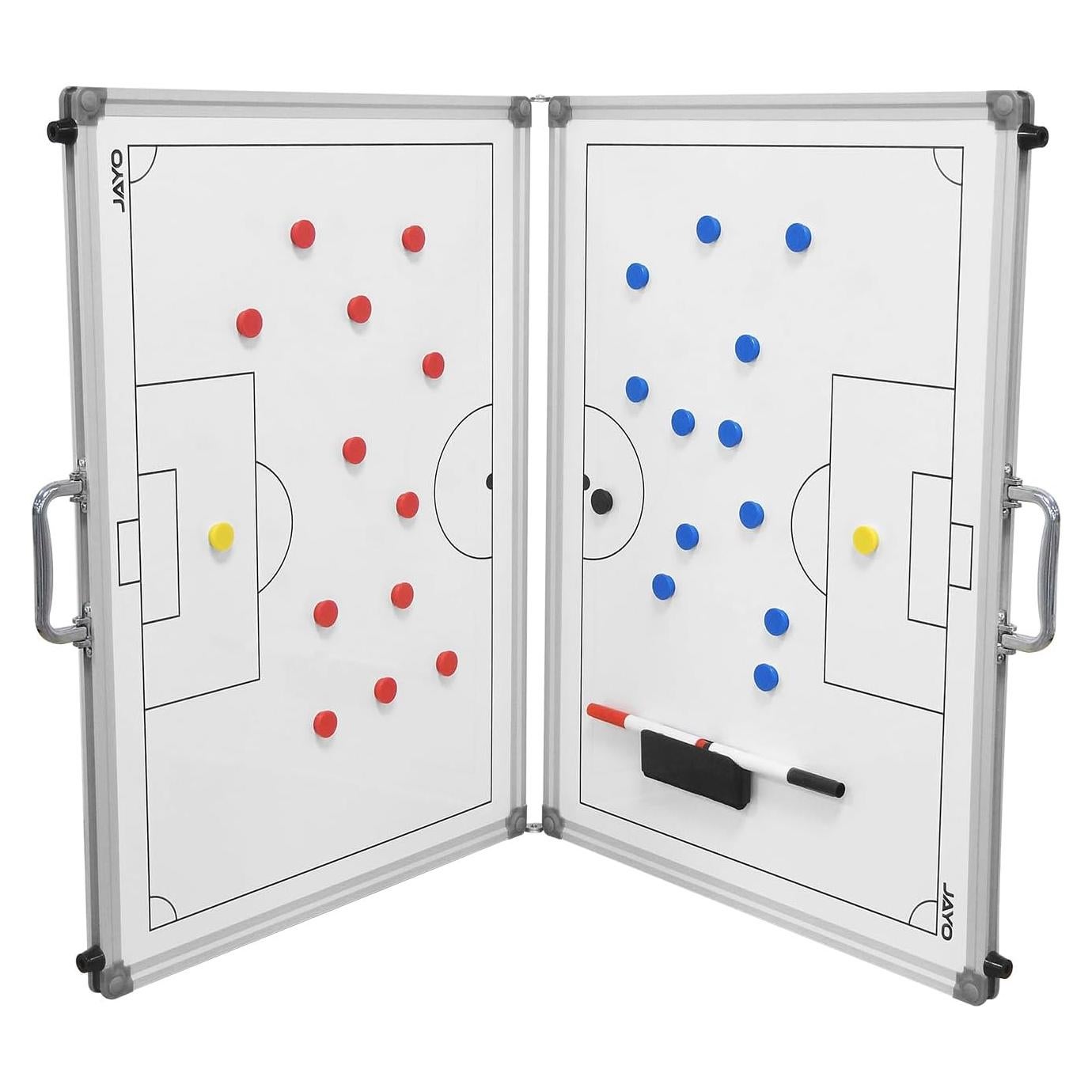 Pizarra de Entrenamiento de Fútbol JAYO Doble Cara Magnética