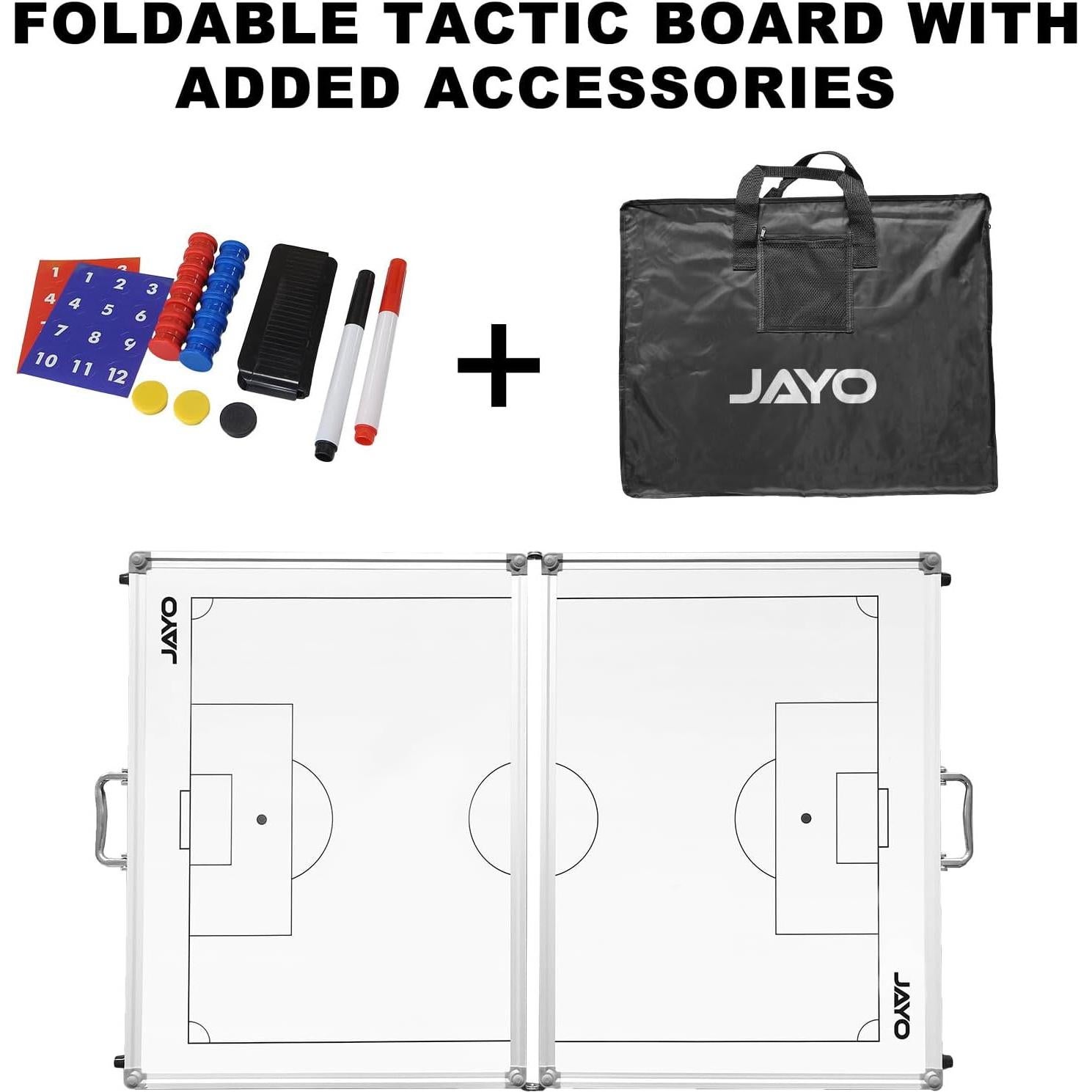 Pizarra de Entrenamiento de Fútbol JAYO Doble Cara Magnética