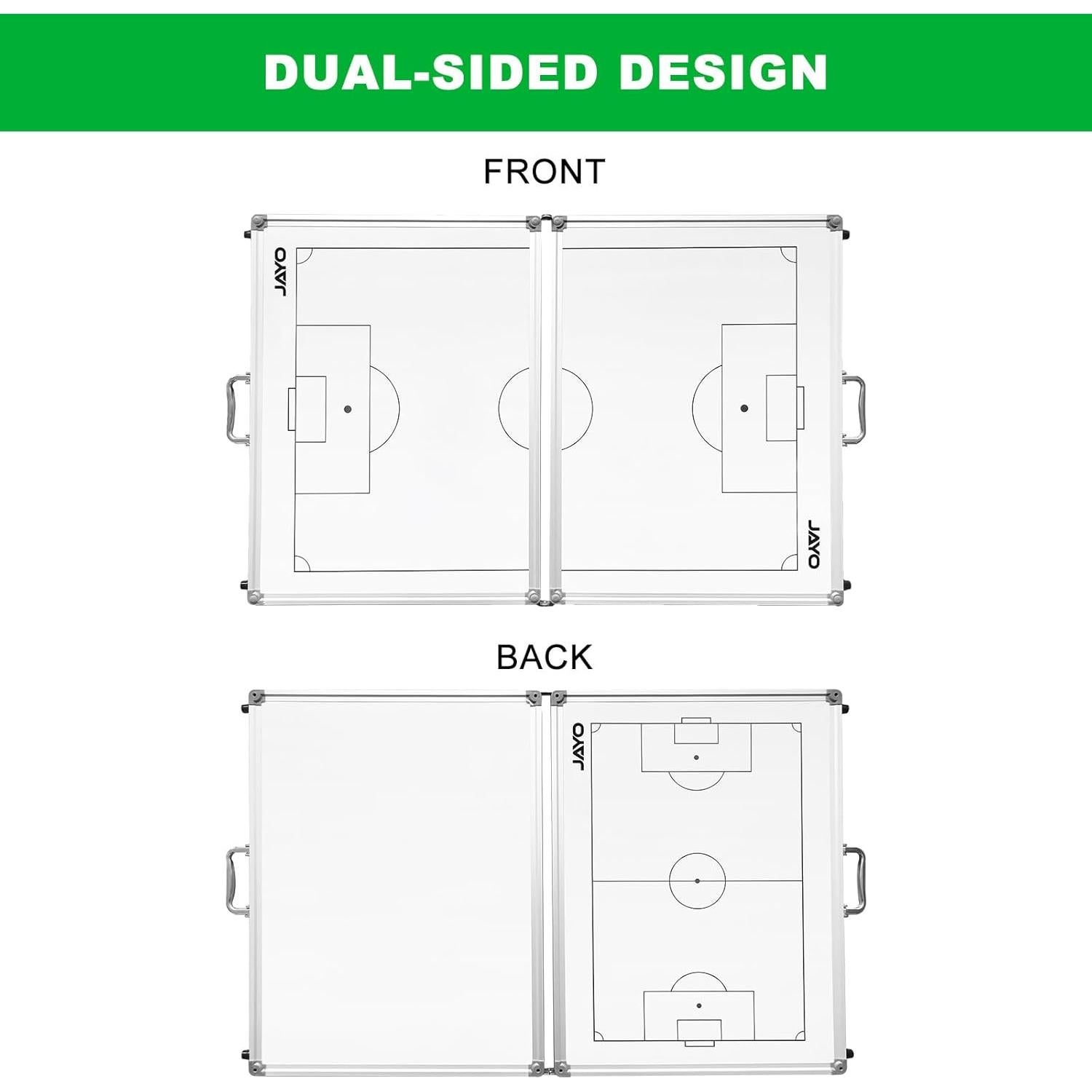Pizarra de Entrenamiento de Fútbol JAYO Doble Cara Magnética