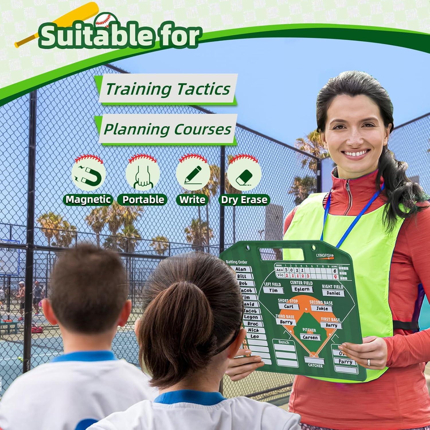 Tablero Magnético de Alineación de Béisbol LYINGFISH 31.75x27.94cm
