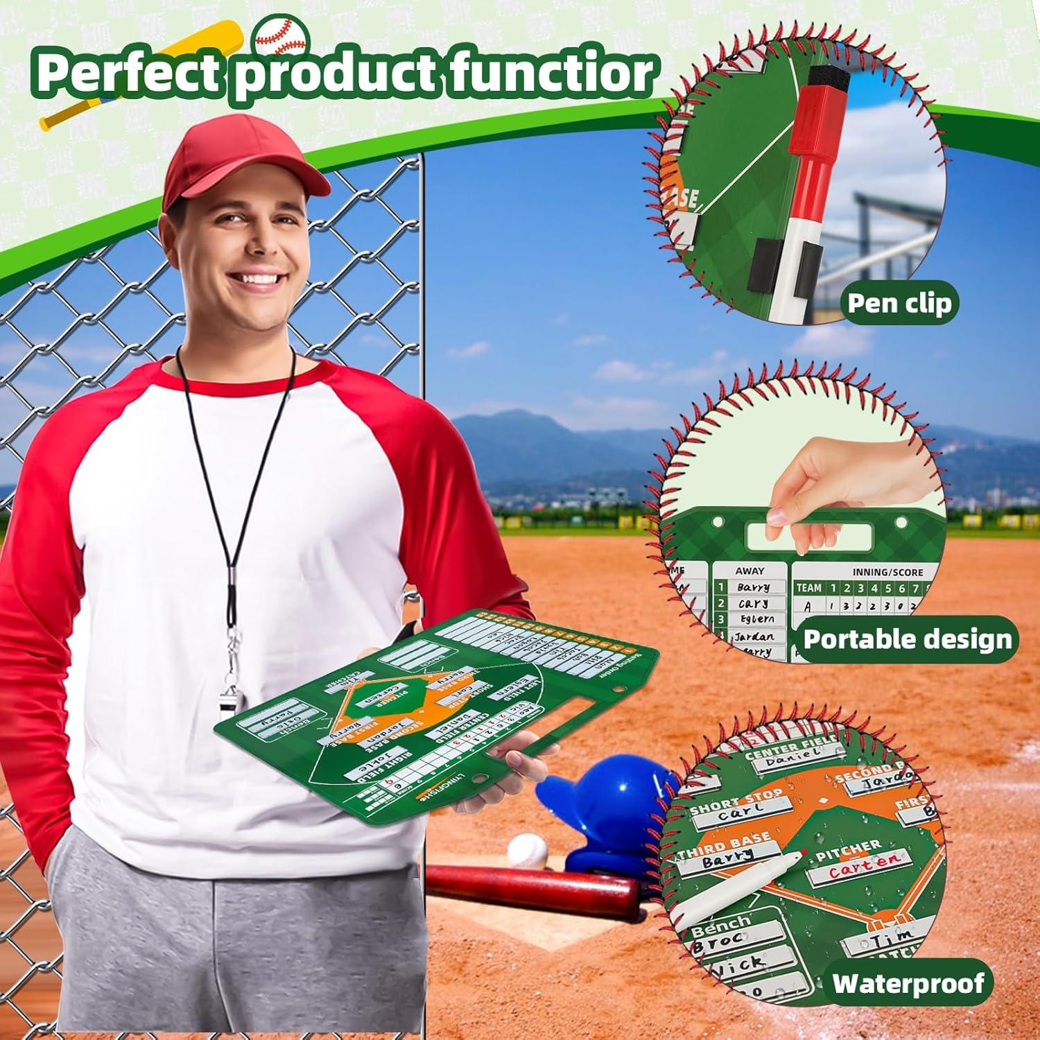 Tablero Magnético de Alineación de Béisbol LYINGFISH 31.75x27.94cm