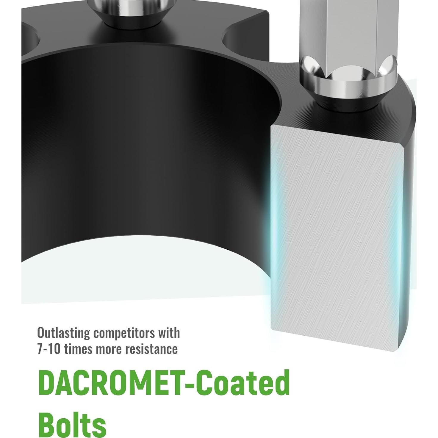 Kit de Espaciadores de Ruedas 10L0L 2" para Carrito de Golf