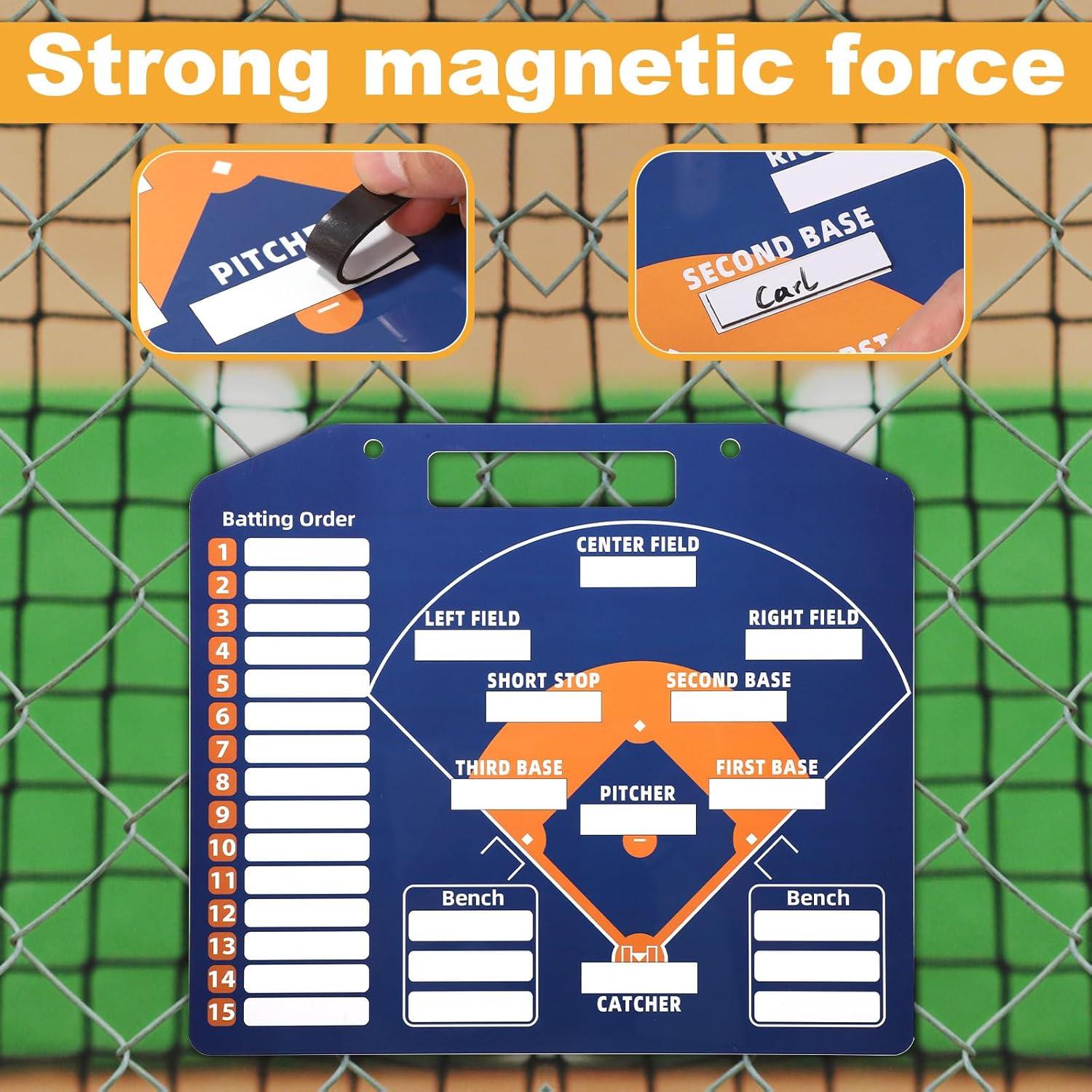 Tablero de Alineación Magnético NQEUEPN 32x28 cm para Béisbol