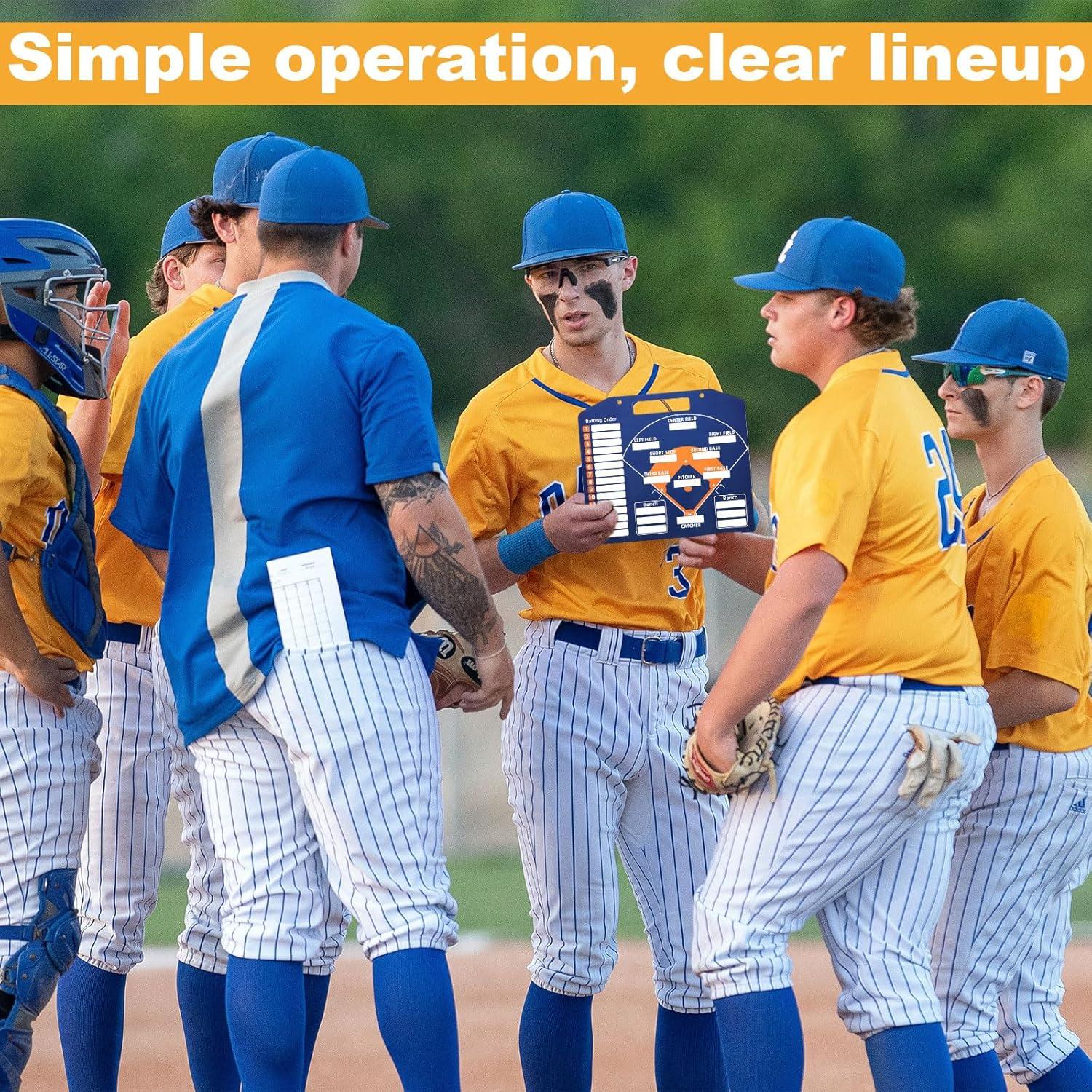 Tablero de Alineación Magnético NQEUEPN 32x28 cm para Béisbol