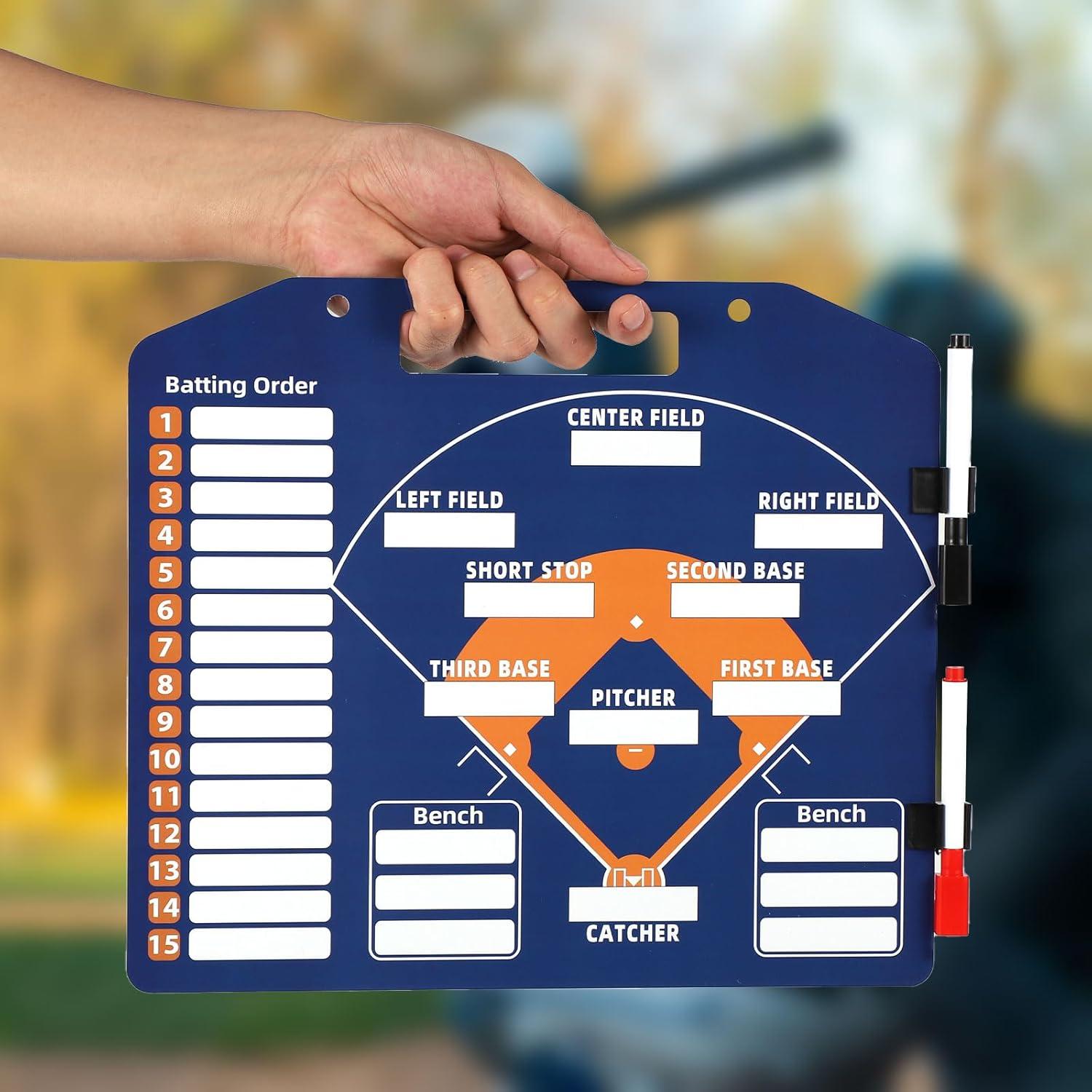 Tablero de Alineación Magnético NQEUEPN 32x28 cm para Béisbol