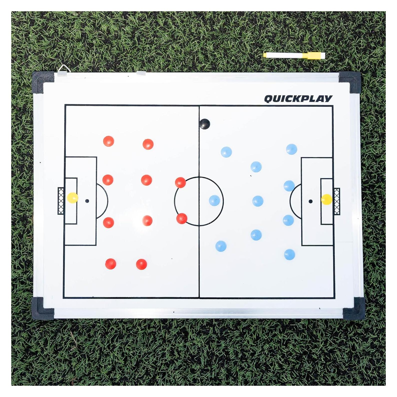 Tablero de Tácticas Magnético QUICKPLAY 30x45cm para Fútbol