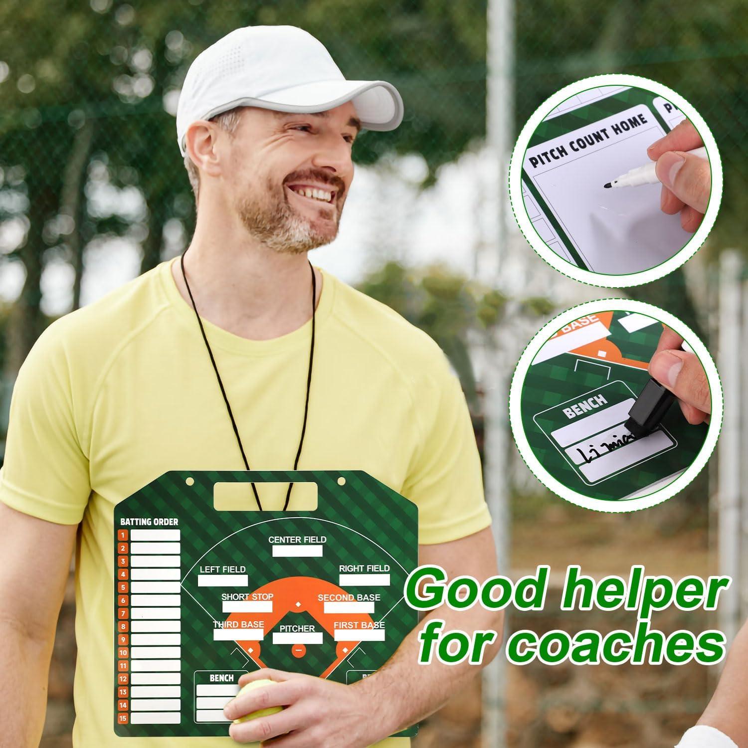 Tablero de Alineación de Béisbol NQEUEPN 32x28cm Magnético