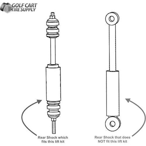 Kit de Elevación Doble A-Arm 15.24 cm Club Car DS 1982-2003