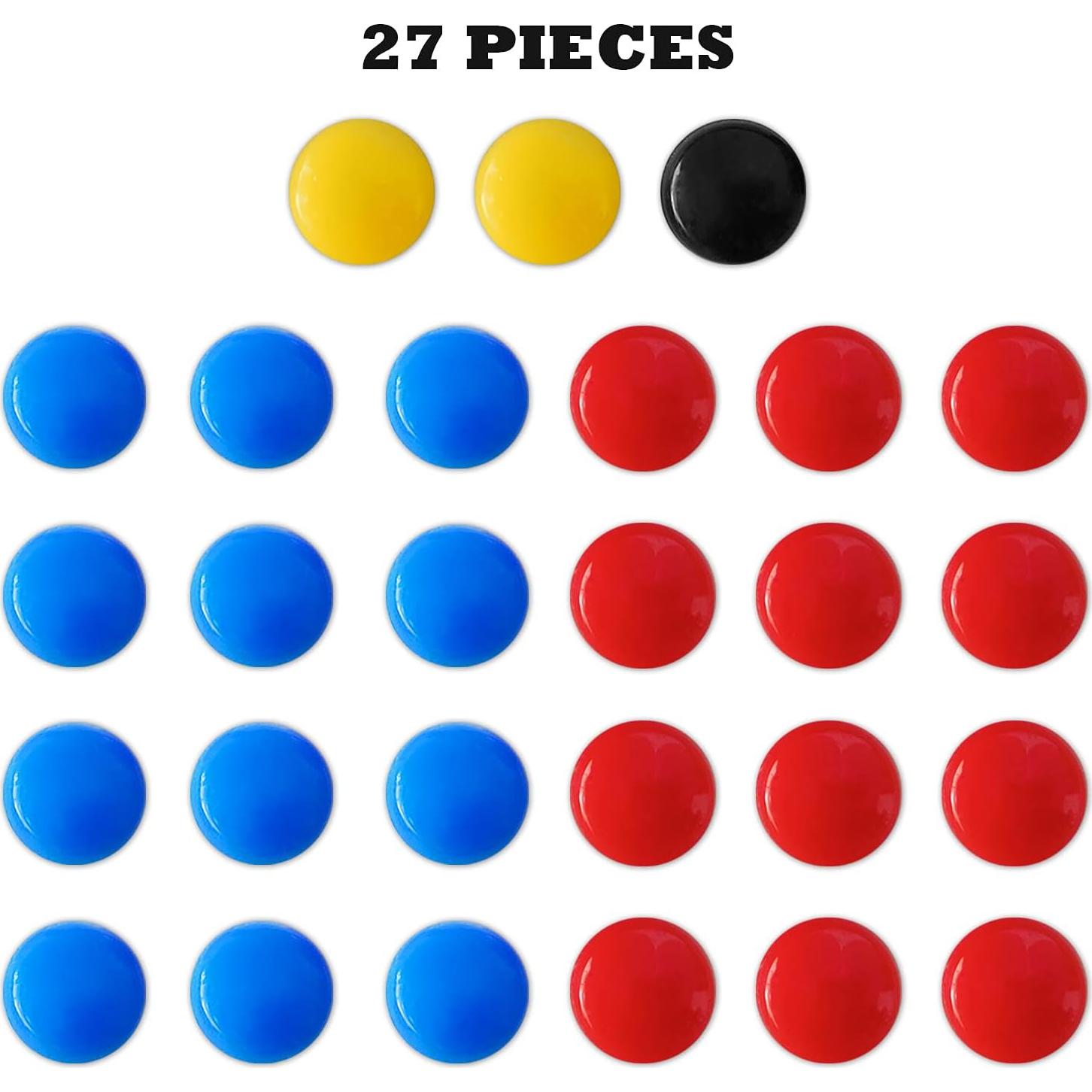 Imanes de Fútbol LEAP 27 Piezas para Pizarra Magnética