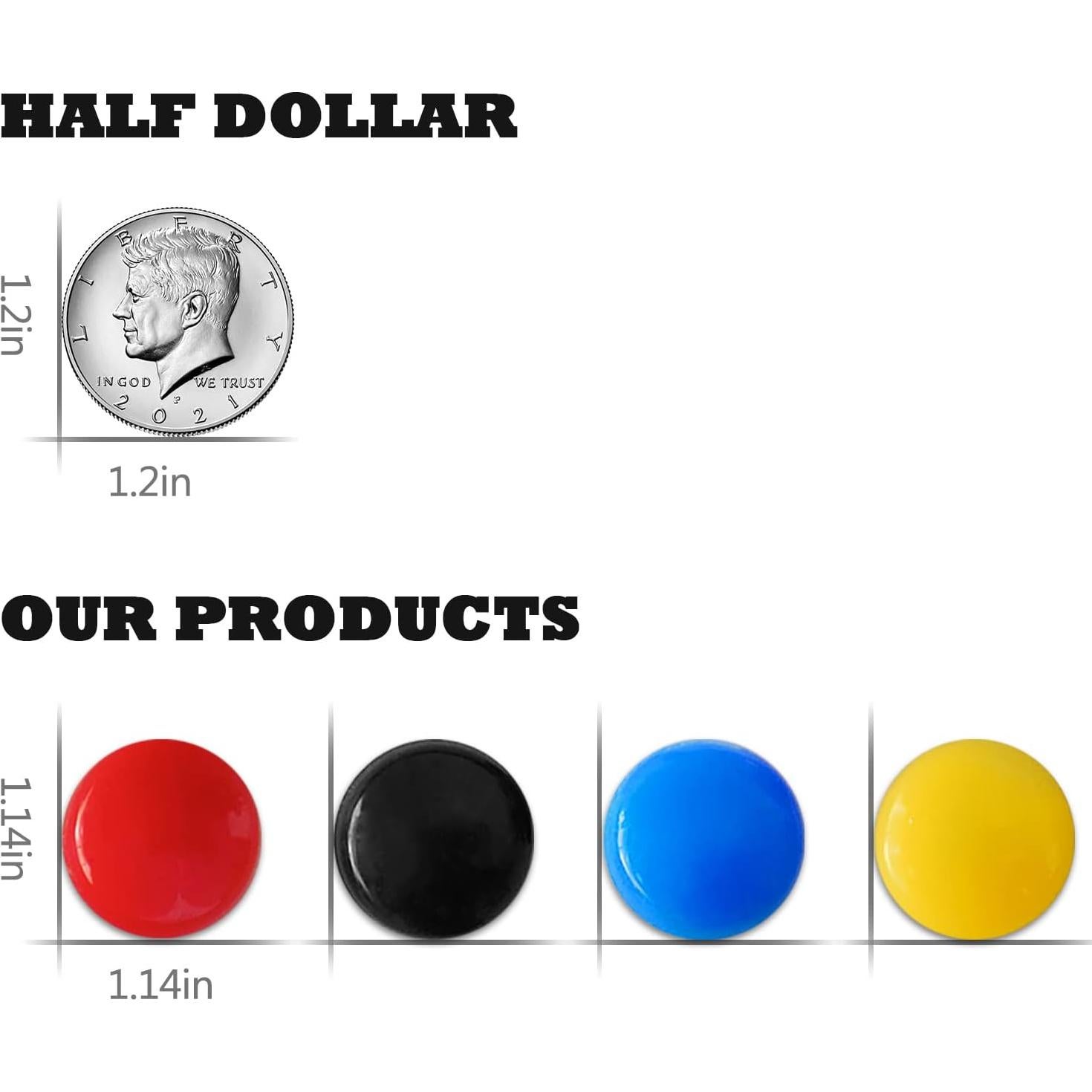 Imanes de Fútbol LEAP 27 Piezas para Pizarra Magnética