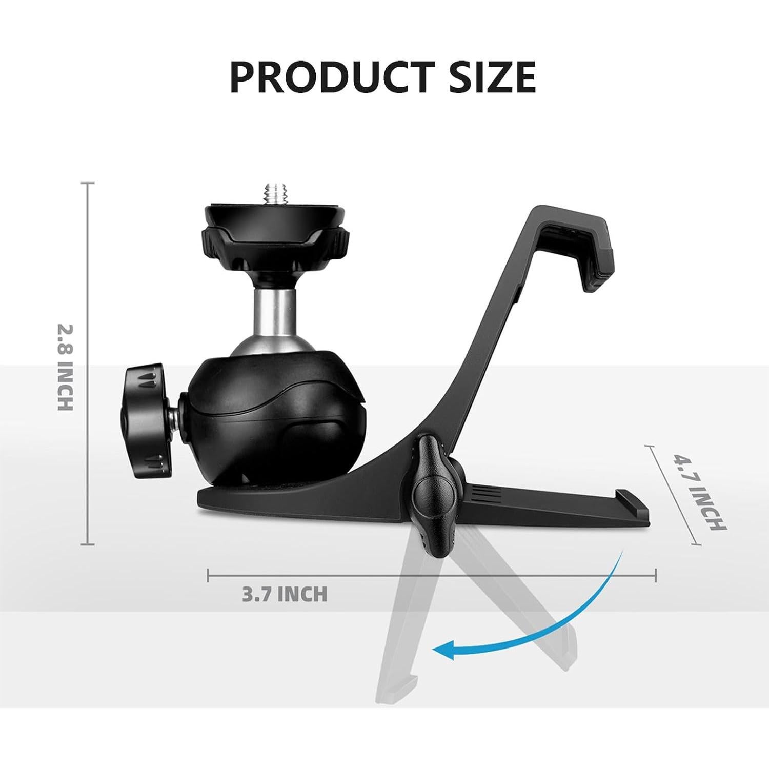 Soporte de cámara RAUBAY para monitor con tornillo de 6,35 mm