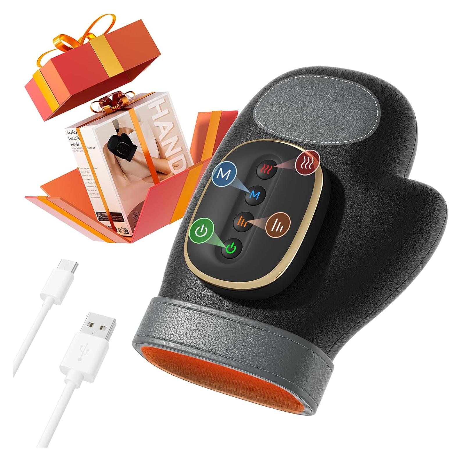 Masajeador de Manos Estefanlo con Calor y Compresión 3 Modos