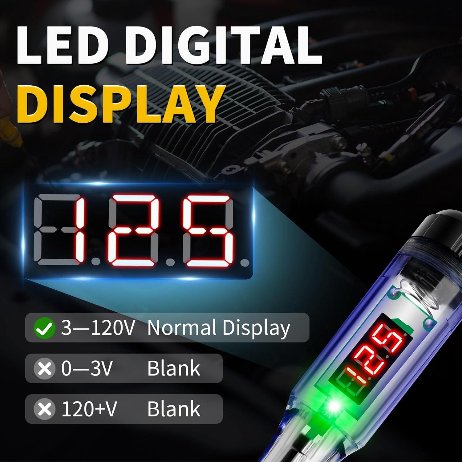 Probador de Circuito Digital ATOBLIN AT-180 3-120V CC LED