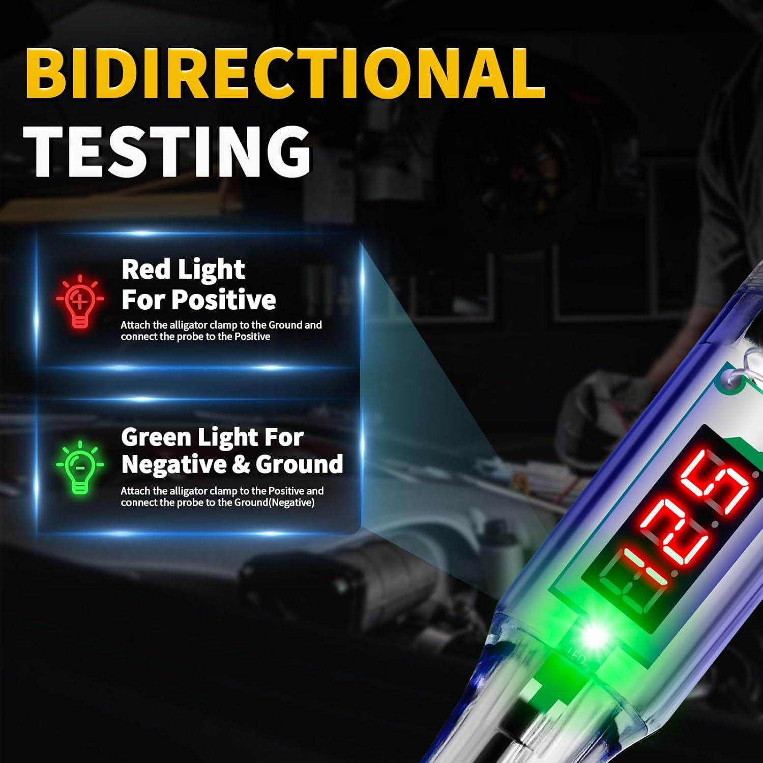 Probador de Circuito Digital ATOBLIN AT-180 3-120V CC LED