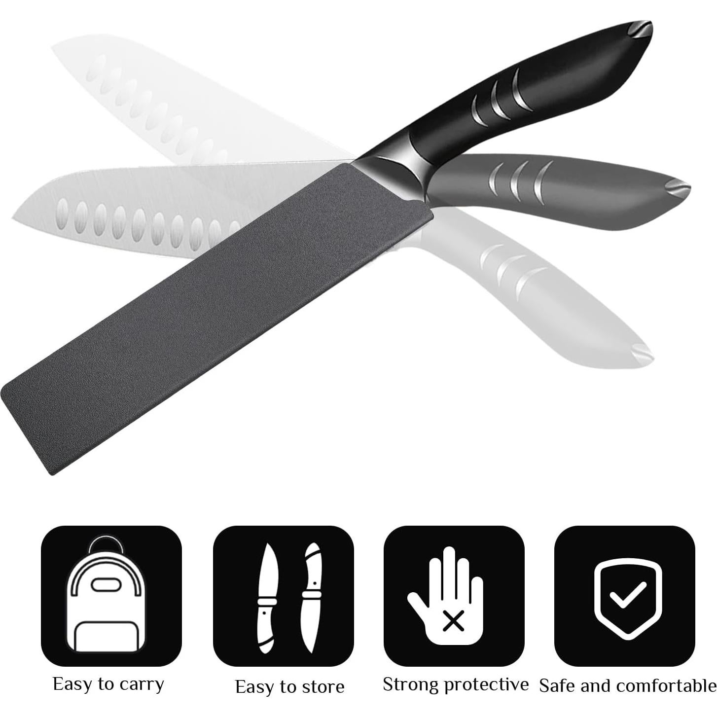 5 Protectores de Filo Universal AKZYTUE para Cuchillo 25.4 cm