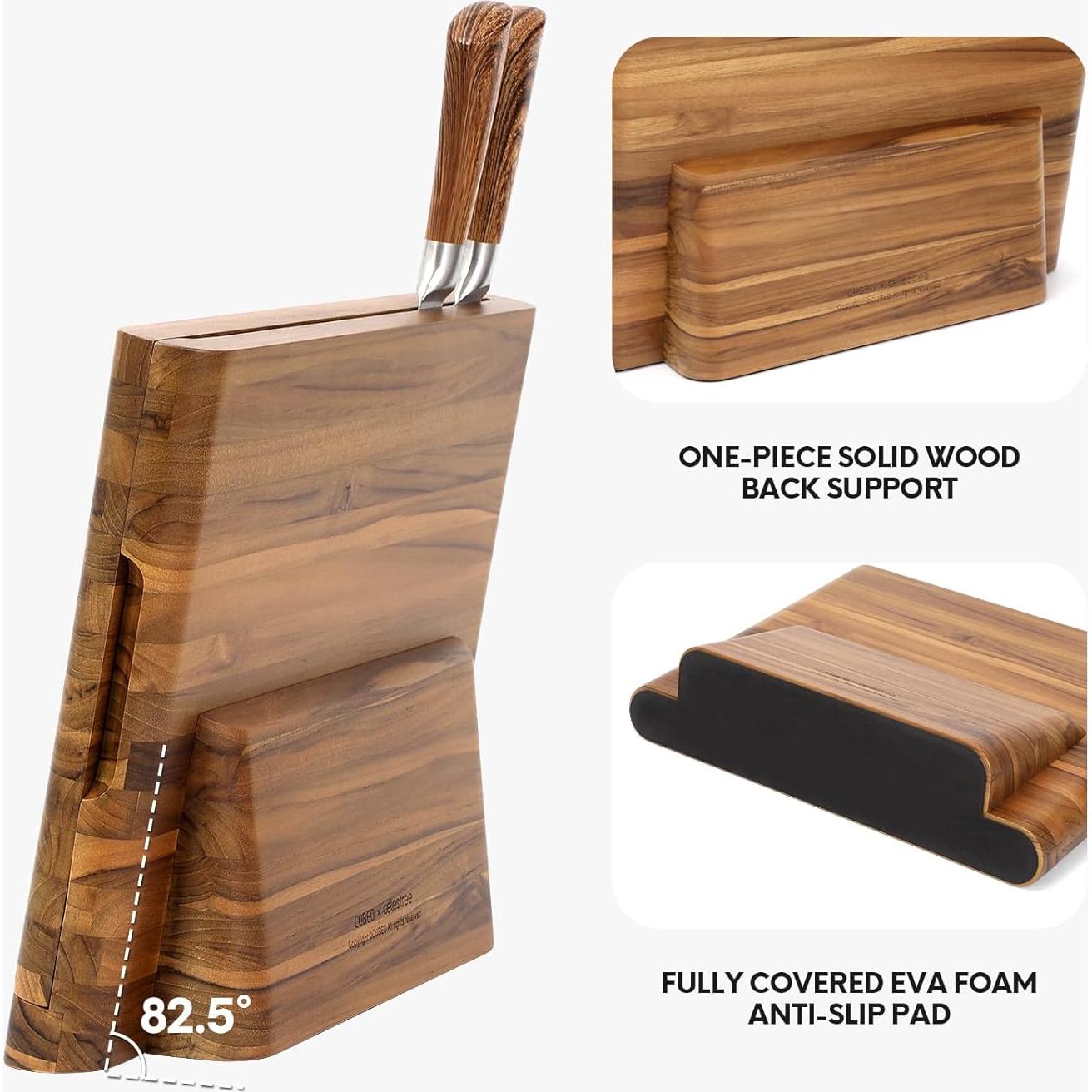 Soporte Magnético para Cuchillos Celetree 2 en 1 con Tabla 40.64x27.94cm