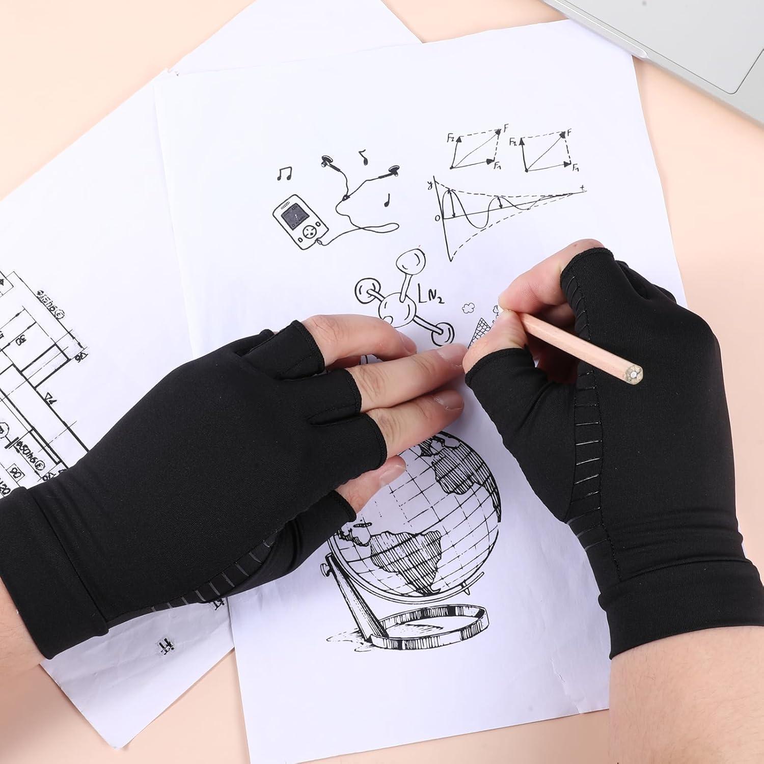 Guantes de Compresión de Cobre YBEATY para Artritis Unisex