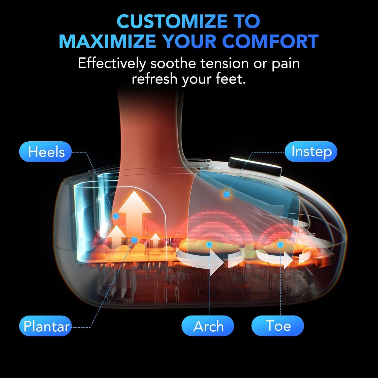 Masajeador de pies SKG YS100 con calor y control remoto
