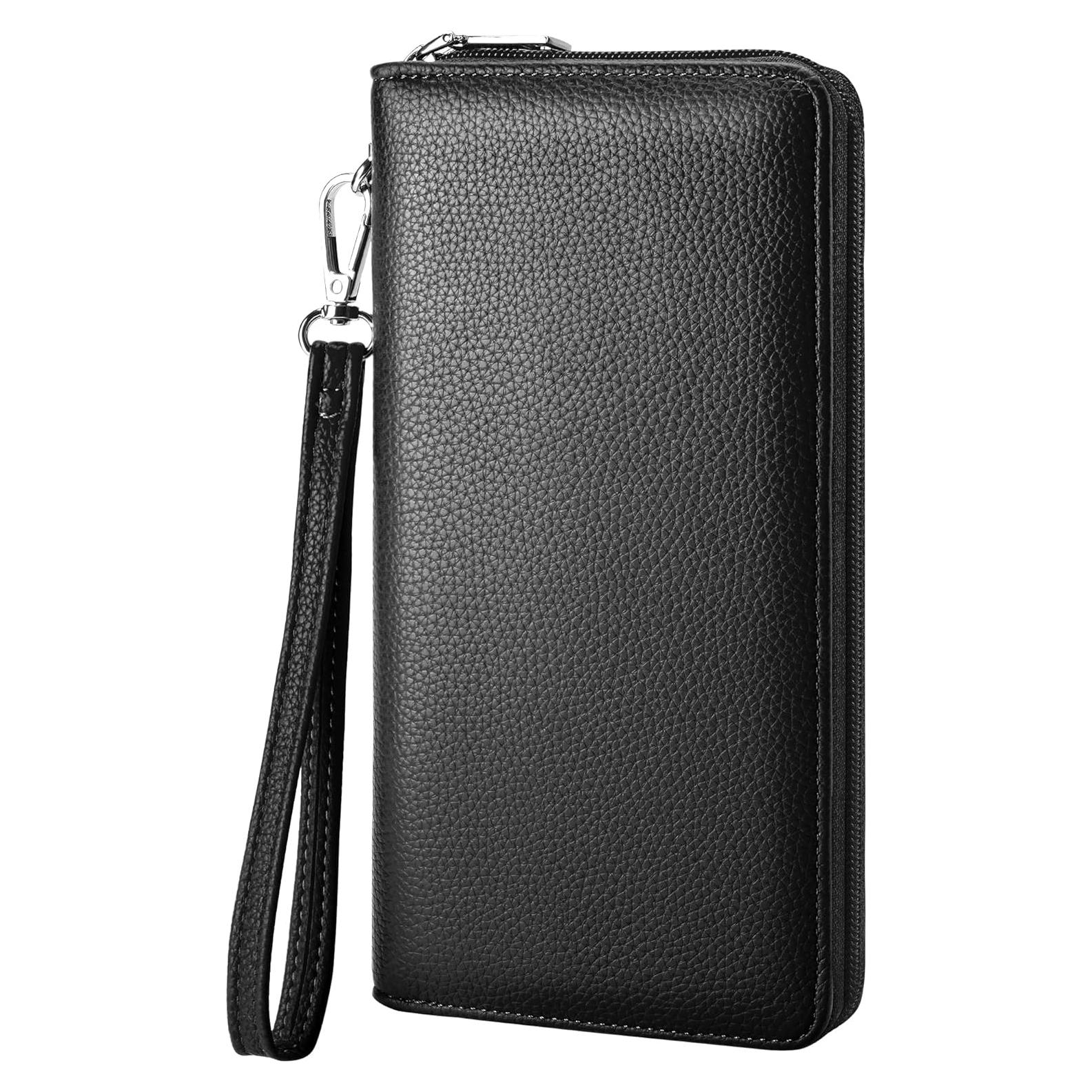 Billetera Chelmon para Mujeres con Bloqueo RFID de Cuero