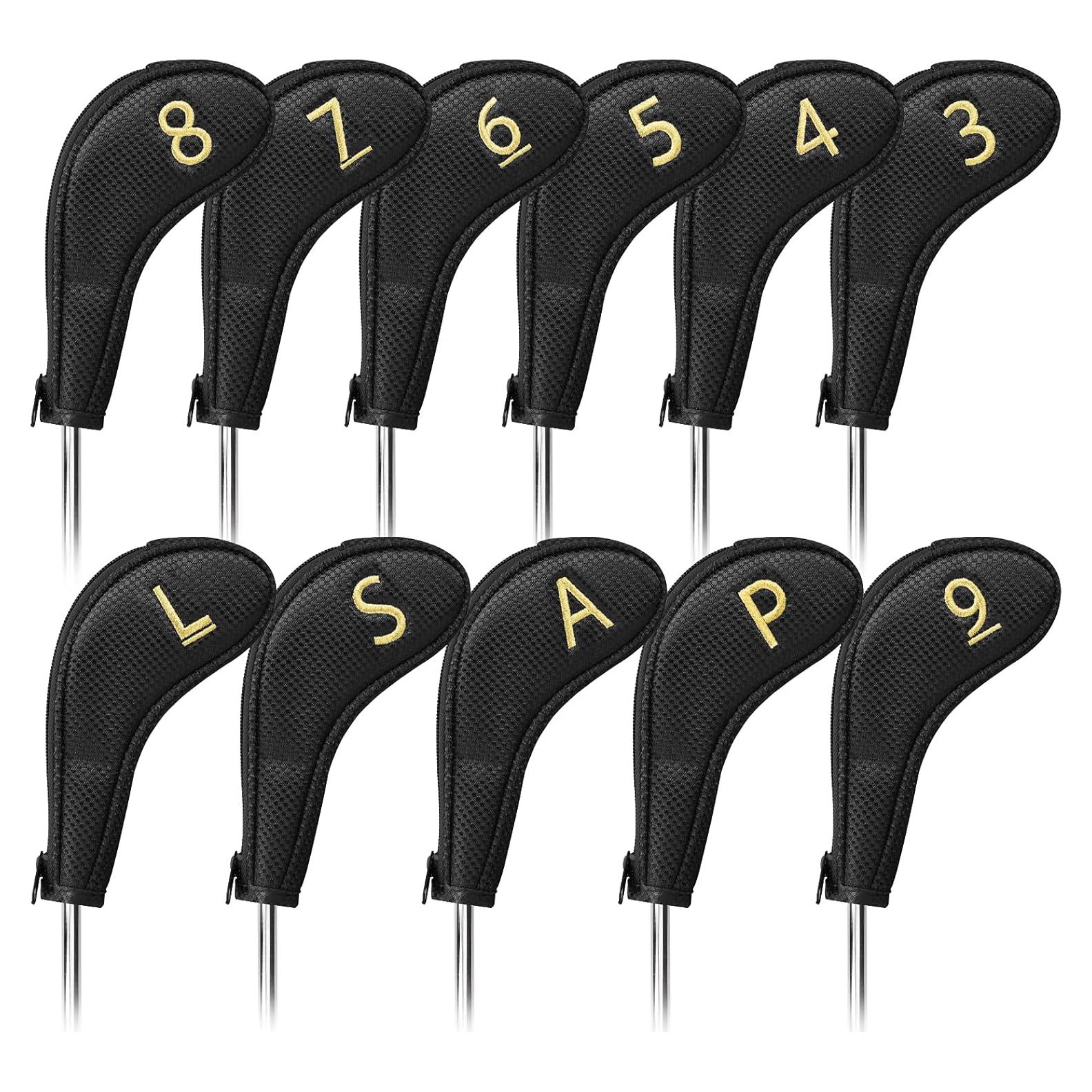 Funda de Cabeza para Palos de Golf CRAFTSMAN GOLF 11pcs Negra