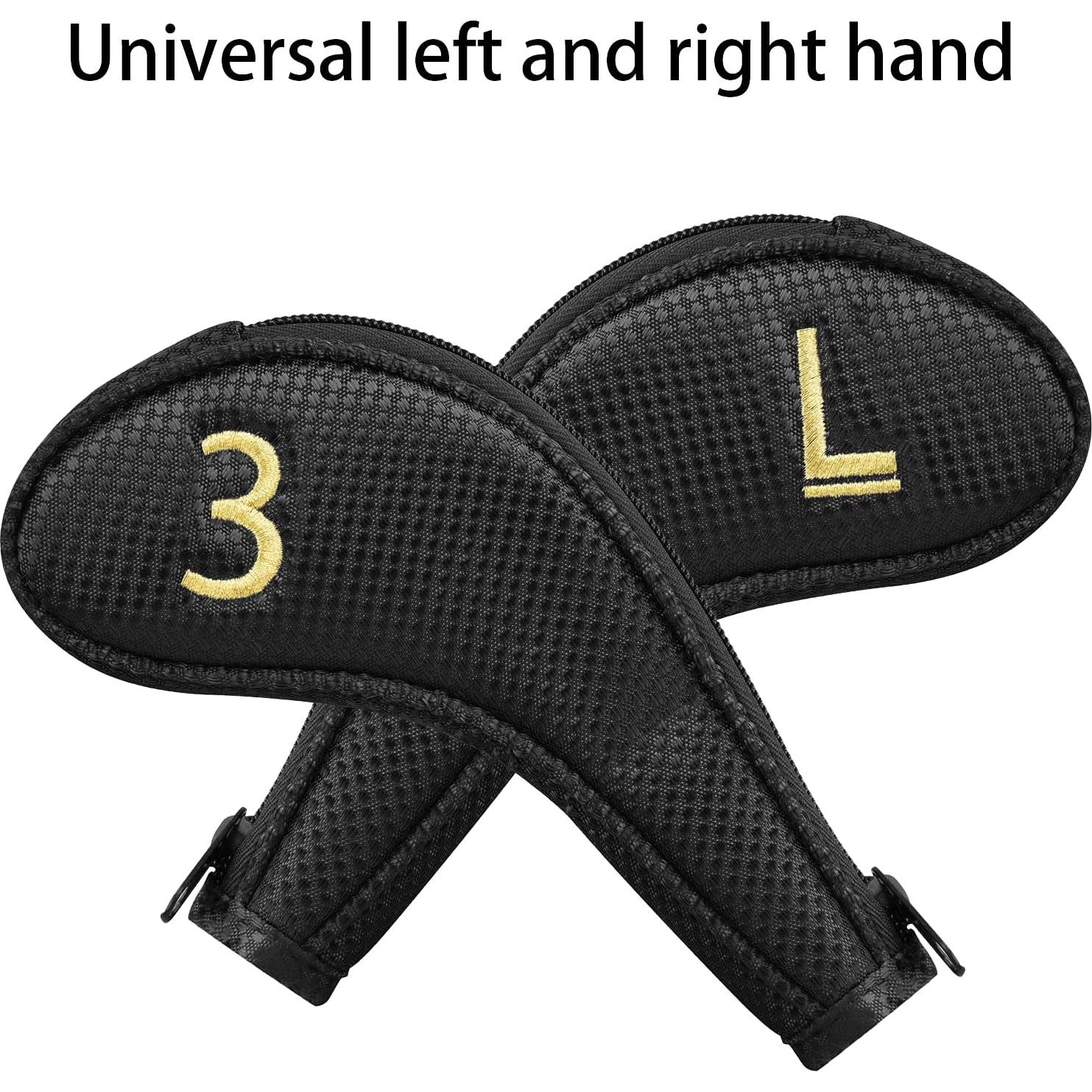 Funda de Cabeza para Palos de Golf CRAFTSMAN GOLF 11pcs Negra