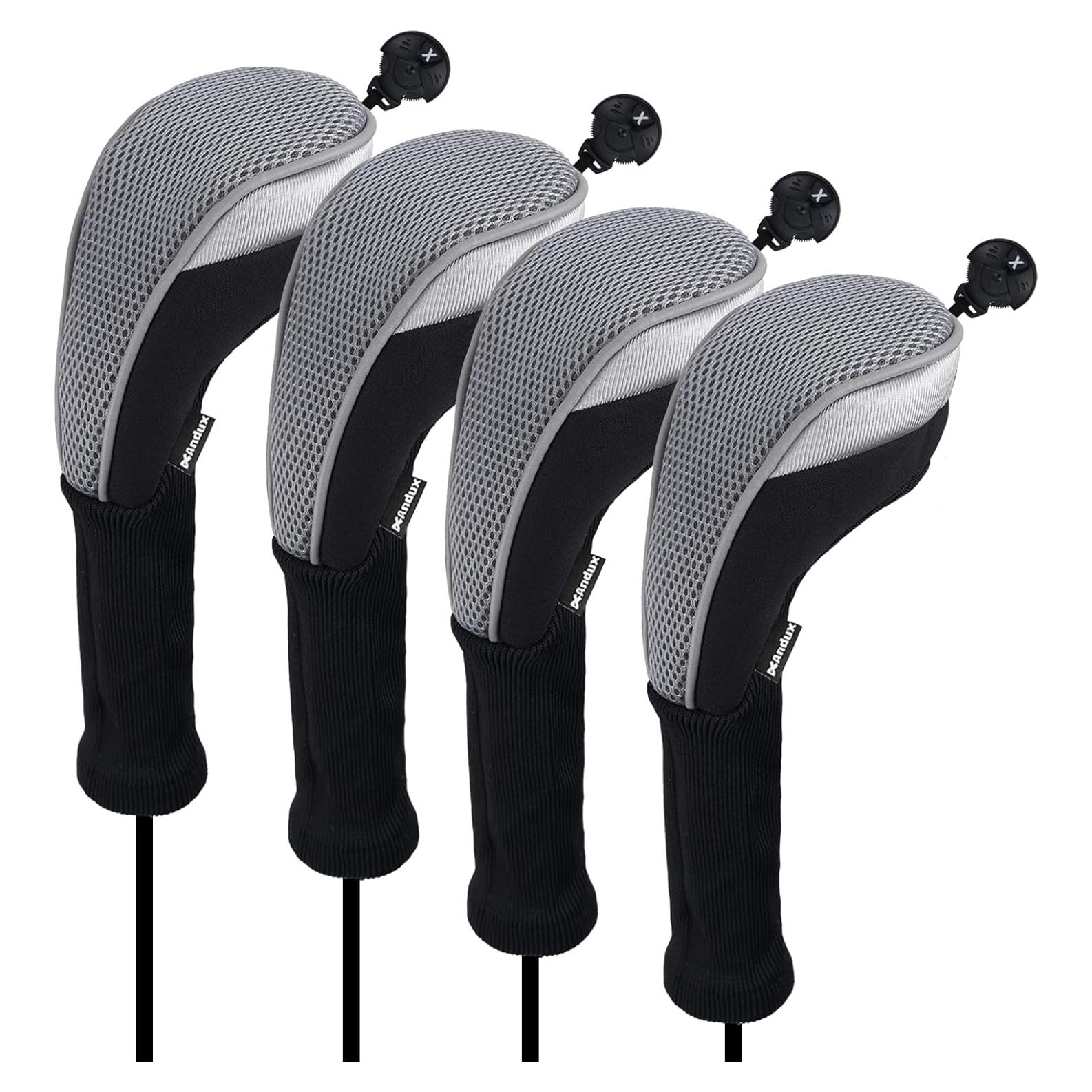 Cubiertas de Cabeza de Golf Andux CTMT-02 Cuello Largo 4pcs