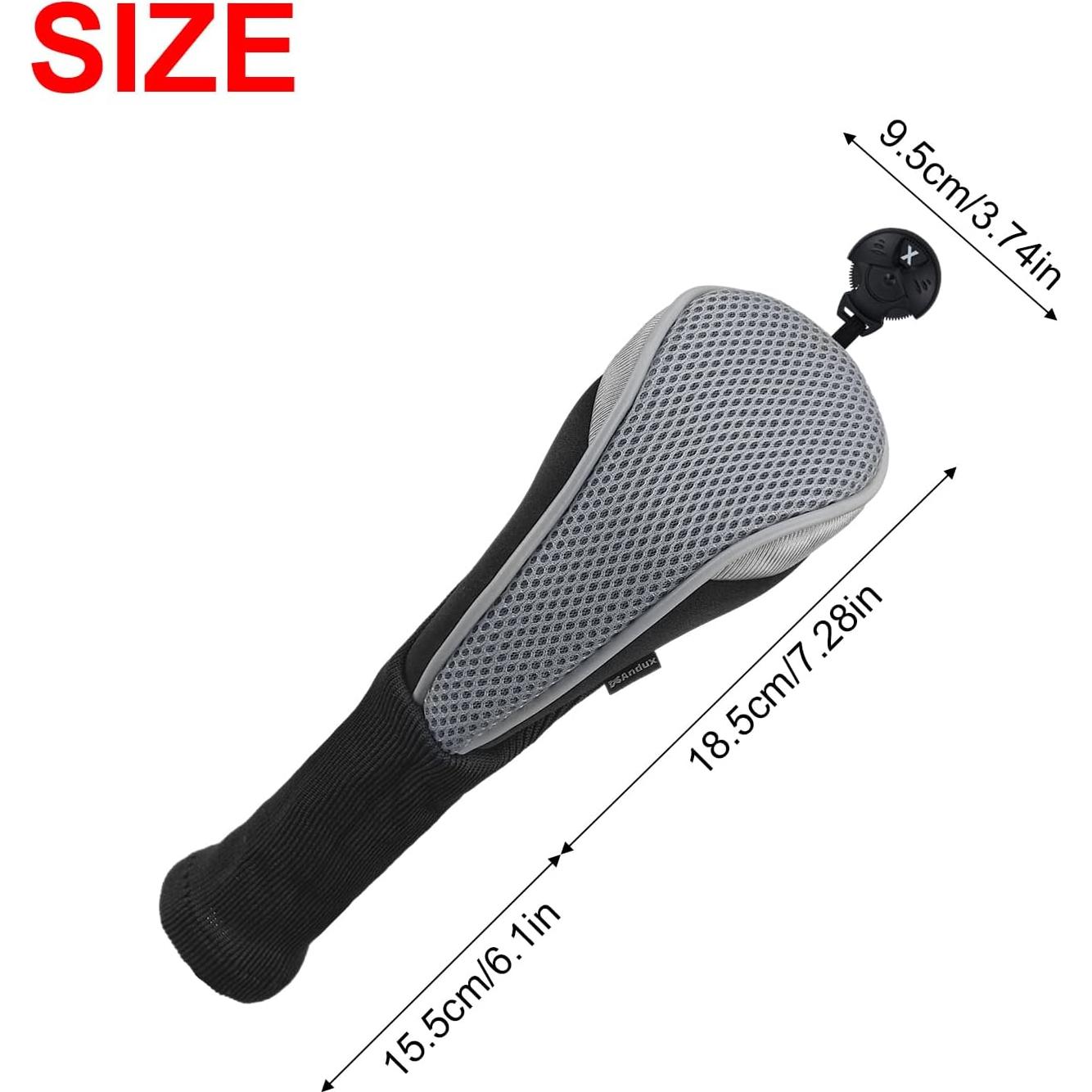 Cubiertas de Cabeza de Golf Andux CTMT-02 Cuello Largo 4pcs