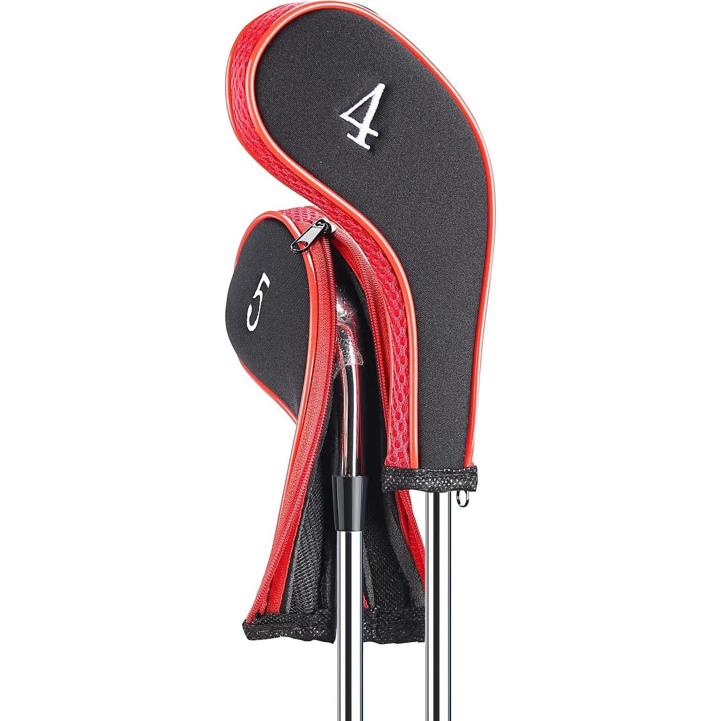 Cubiertas de cabeza de palo de golf Sword &Shield 10pcs Neopreno