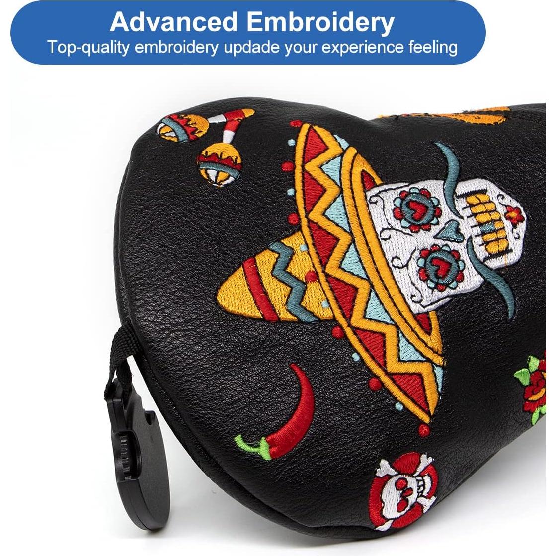 Cubierta de Cabeza de Golf Acebirdie Calavera de Azúcar 1 Pieza