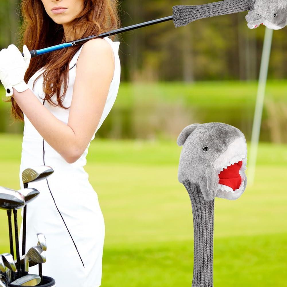 Cubierta de Cabeza de Golf Joyzan Tiburón Tela de Felpa