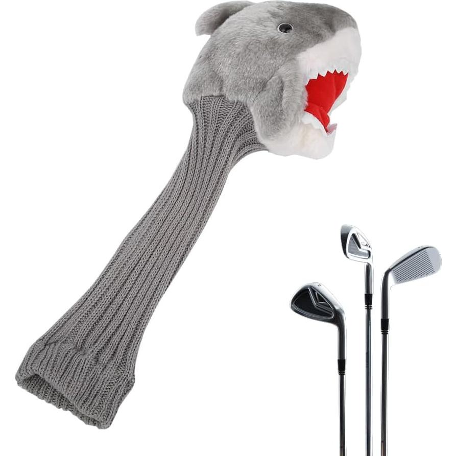 Cubierta de Cabeza de Golf Joyzan Tiburón Tela de Felpa