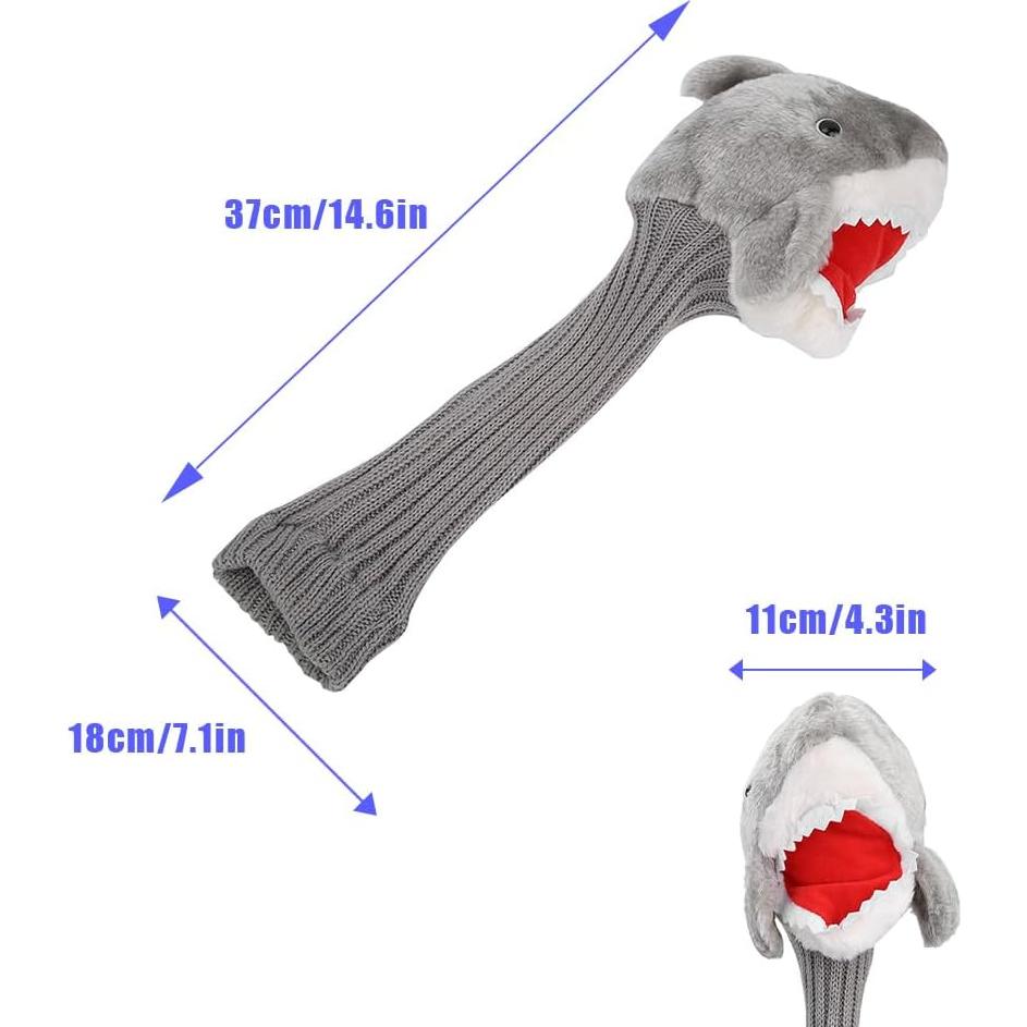 Cubierta de Cabeza de Golf Joyzan Tiburón Tela de Felpa