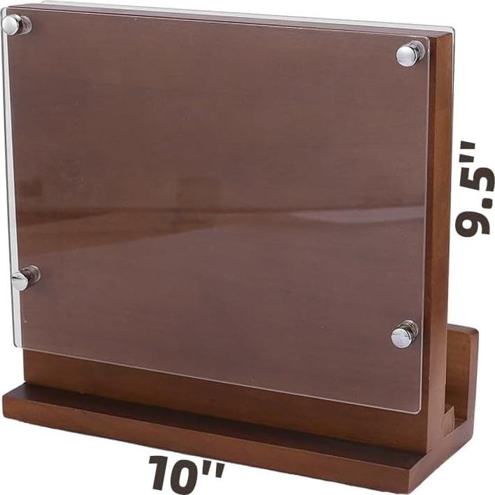 Bloque Magnético para Cuchillos SCONVU de Madera de Acacia