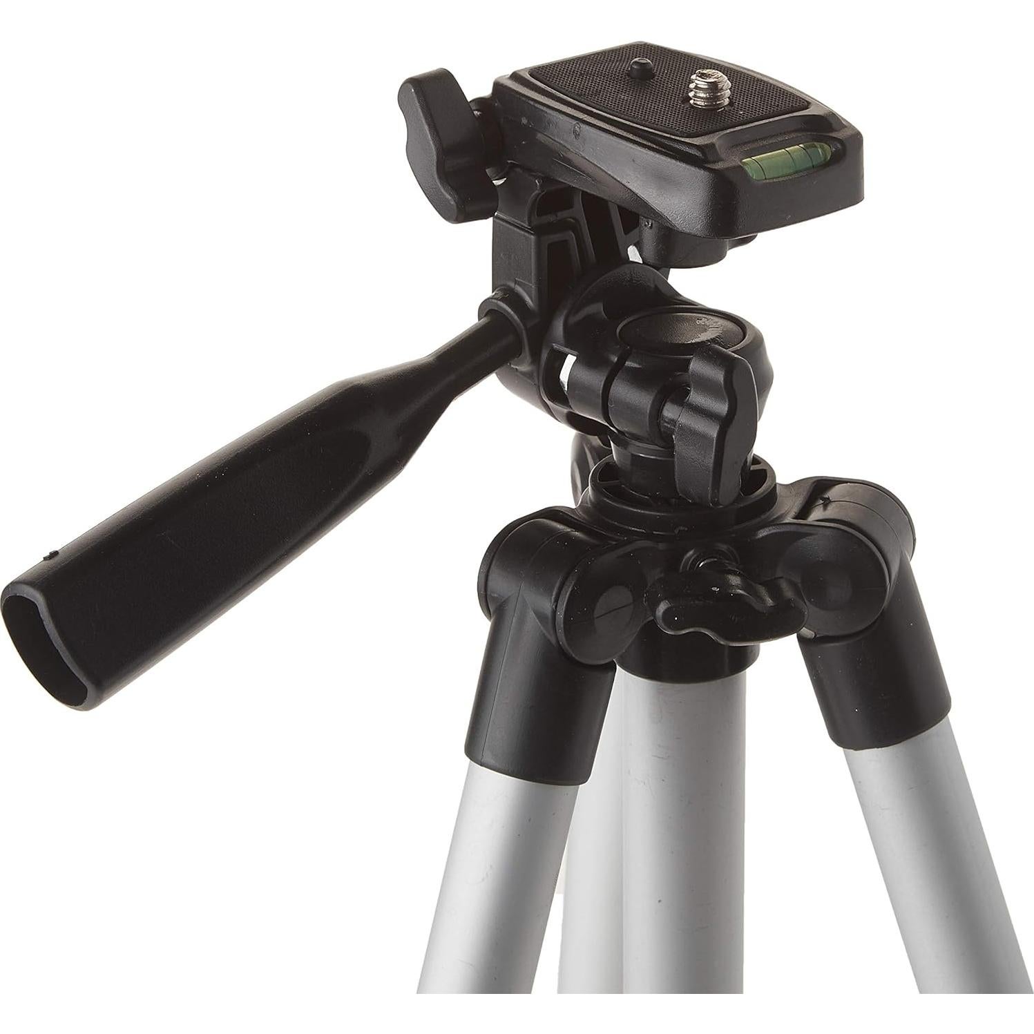 Trípode de cámara de aluminio eCost 127 cm con paño de microfibra