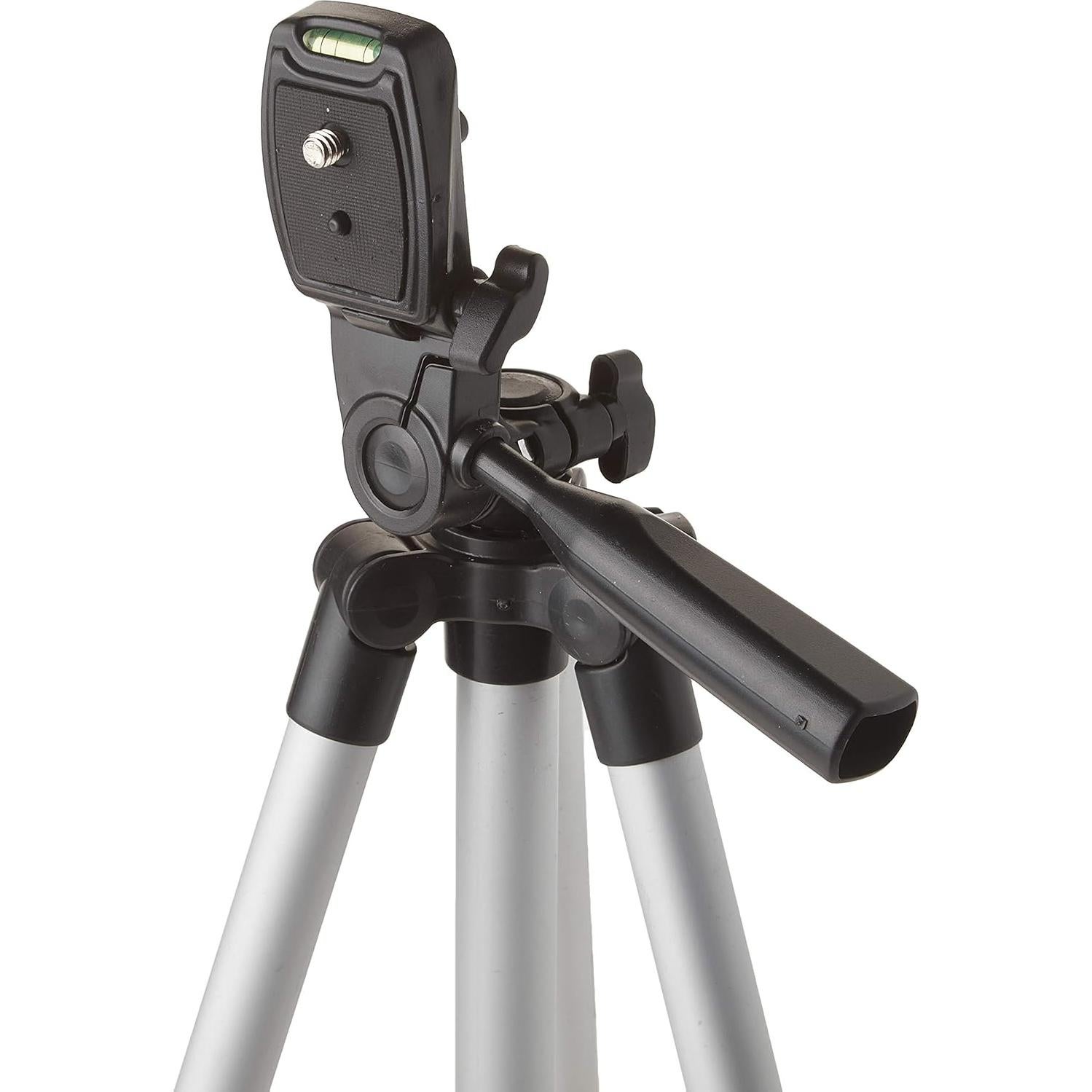 Trípode de cámara de aluminio eCost 127 cm con paño de microfibra