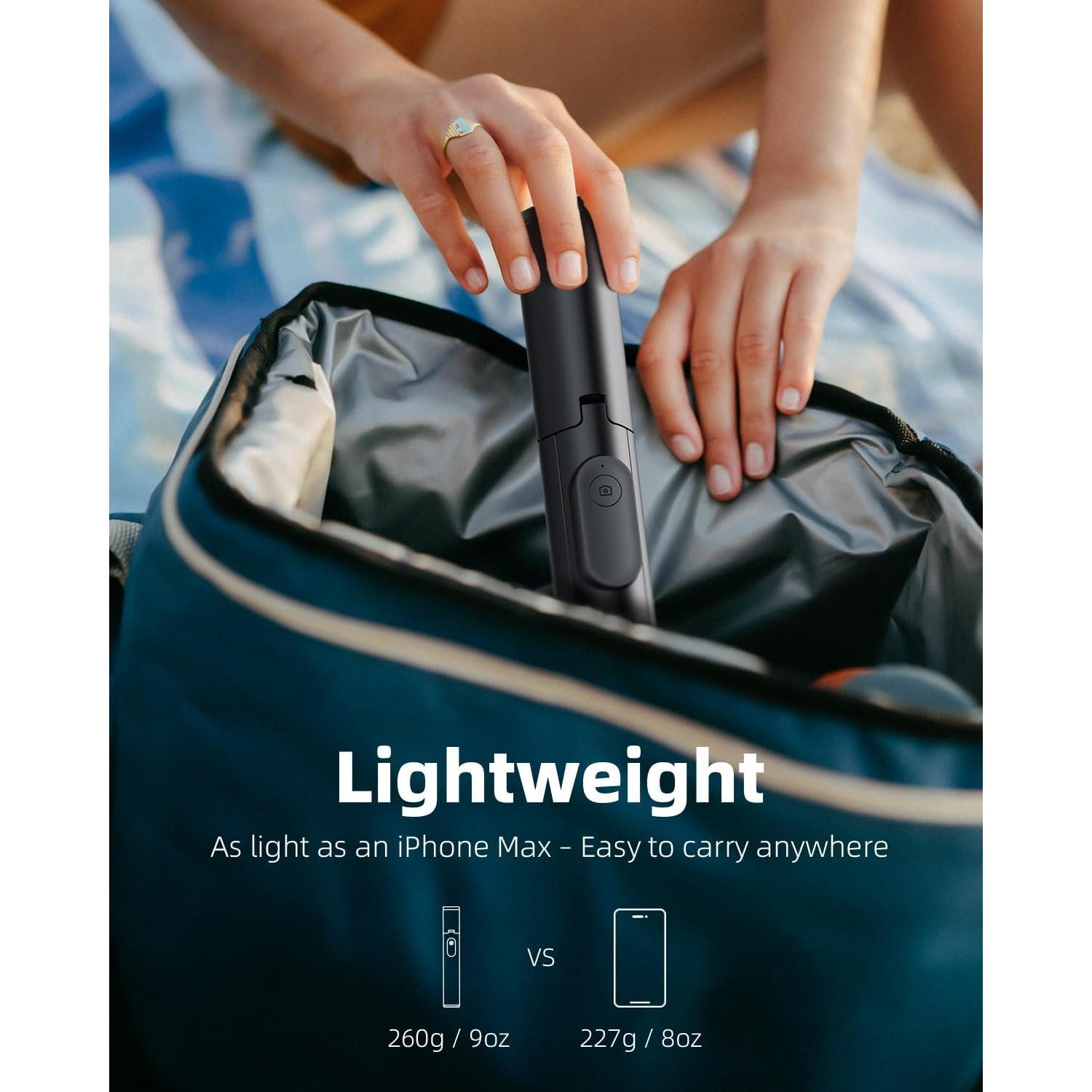 Trípode para Selfie TODI 147 cm Ligero con Control Remoto