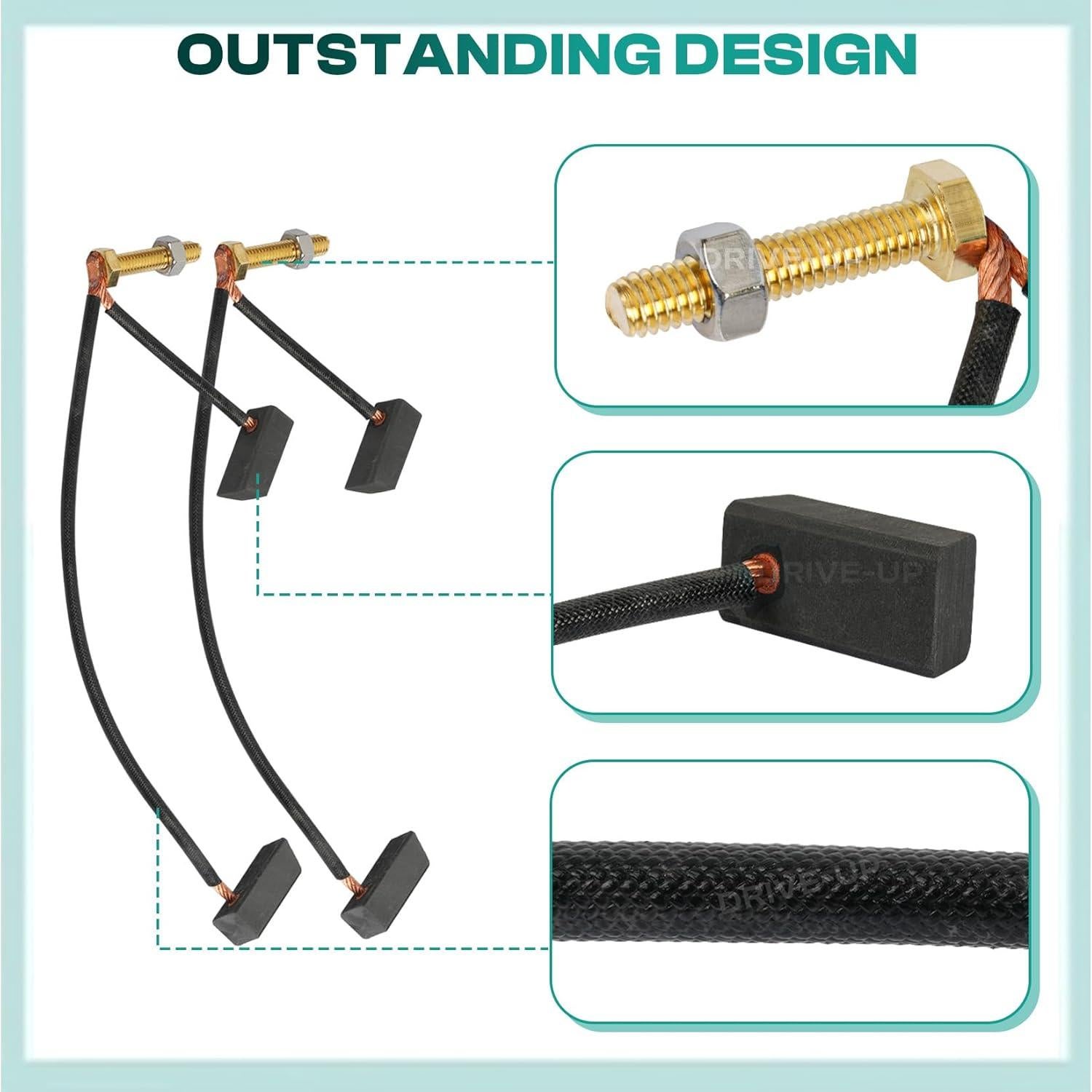 Kit de cepillos de motor Drive-up para carrito de golf 36/48V