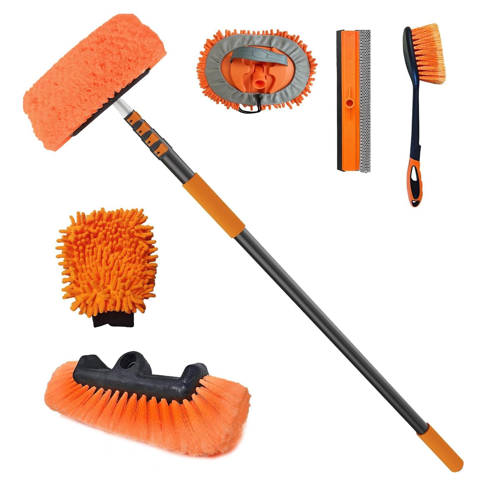 Kit de Limpieza de Autos LAANPOLE con Mango Telescópico 6m