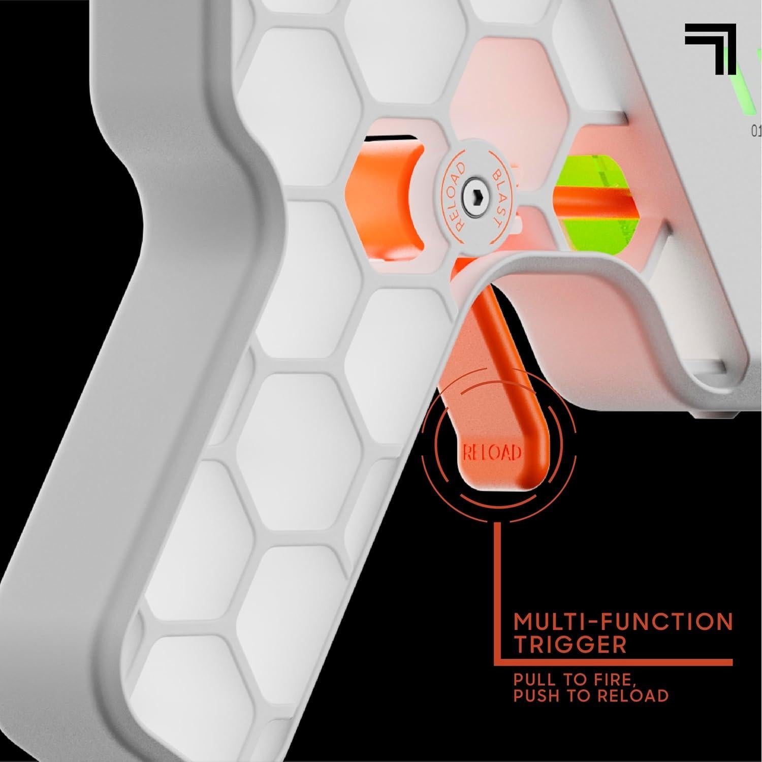 Juego de Blasters Laser Tag Sharper Image - Paquete de 4, Alcance 33.5m