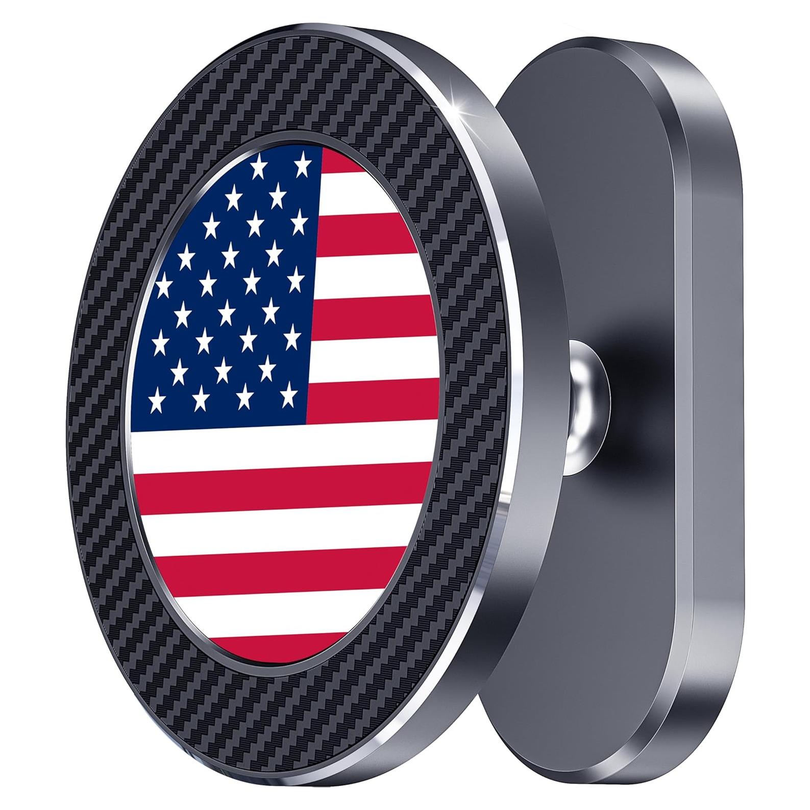 Soporte Magnético para Teléfono de Carro de Golf A2C - Bandera EE. UU.