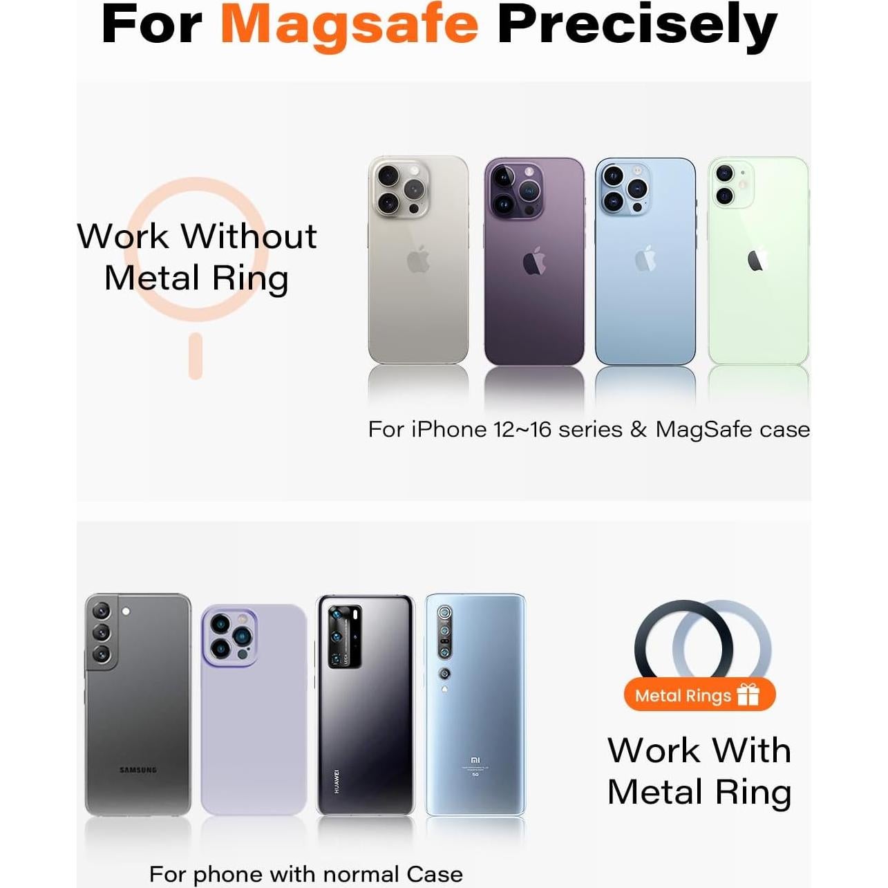 Soporte Magnético para Teléfono de Carro de Golf A2C - Bandera EE. UU.