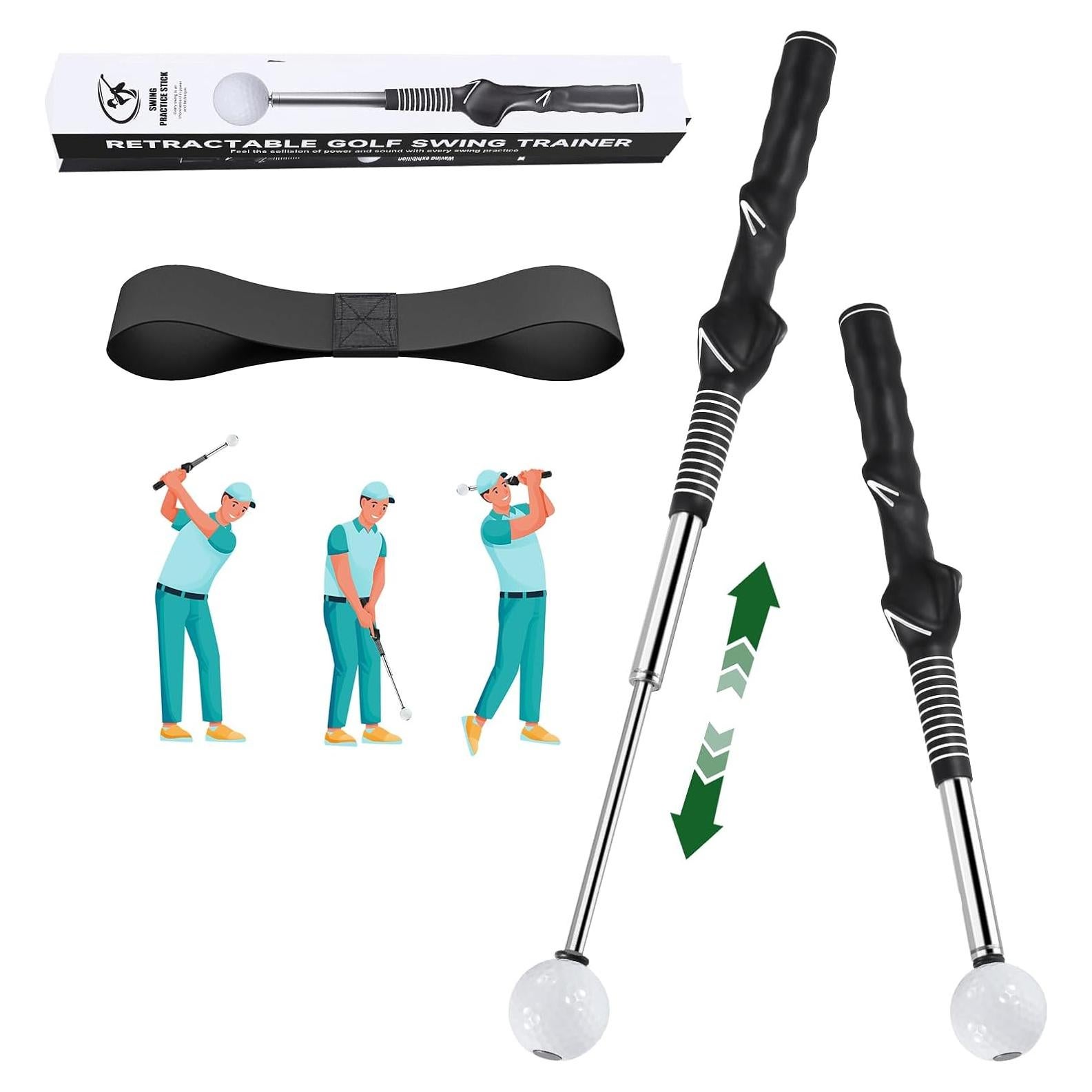 Entrenador de Swing de Golf Sysdmno GST001 con Banda Correctora