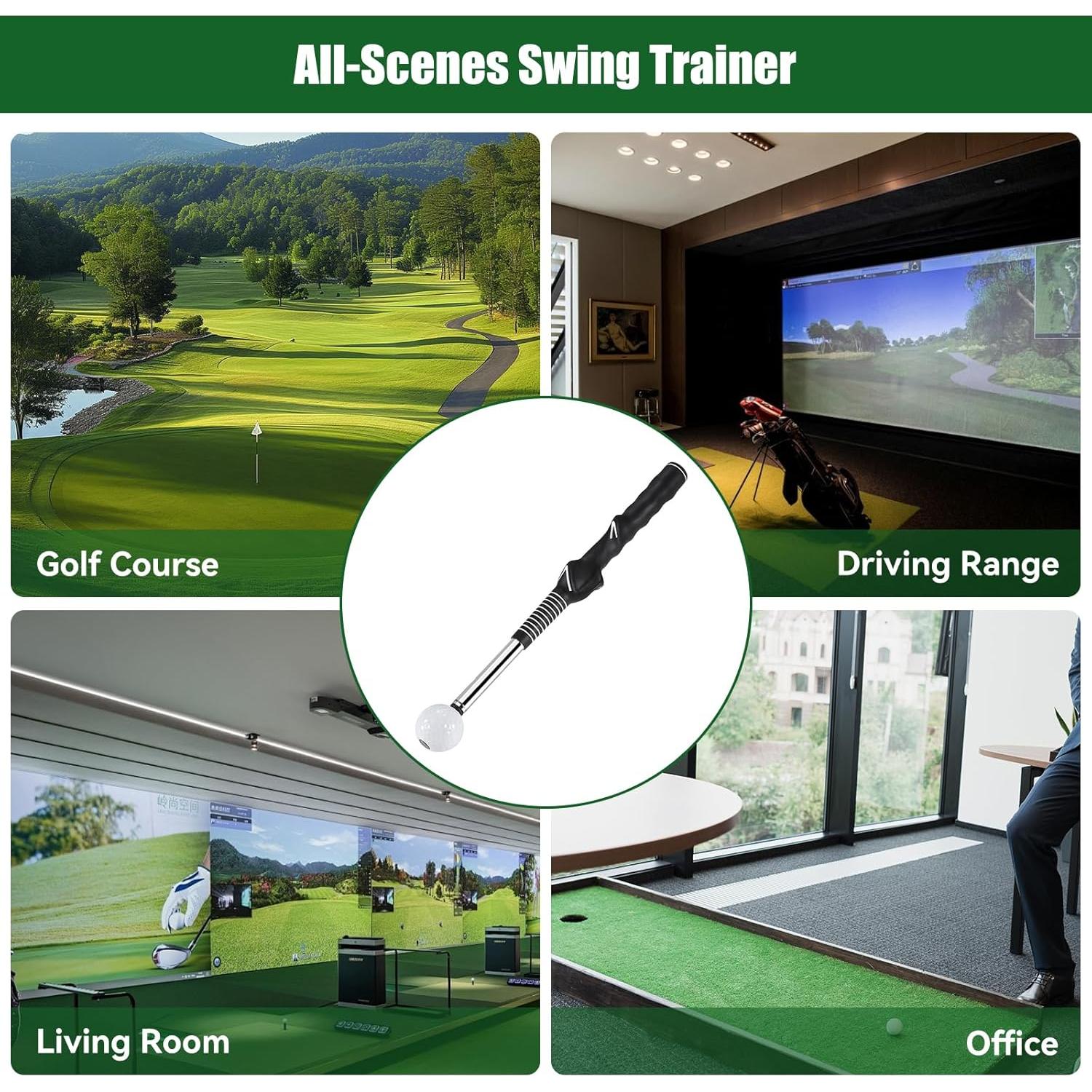 Entrenador de Swing de Golf Sysdmno GST001 con Banda Correctora