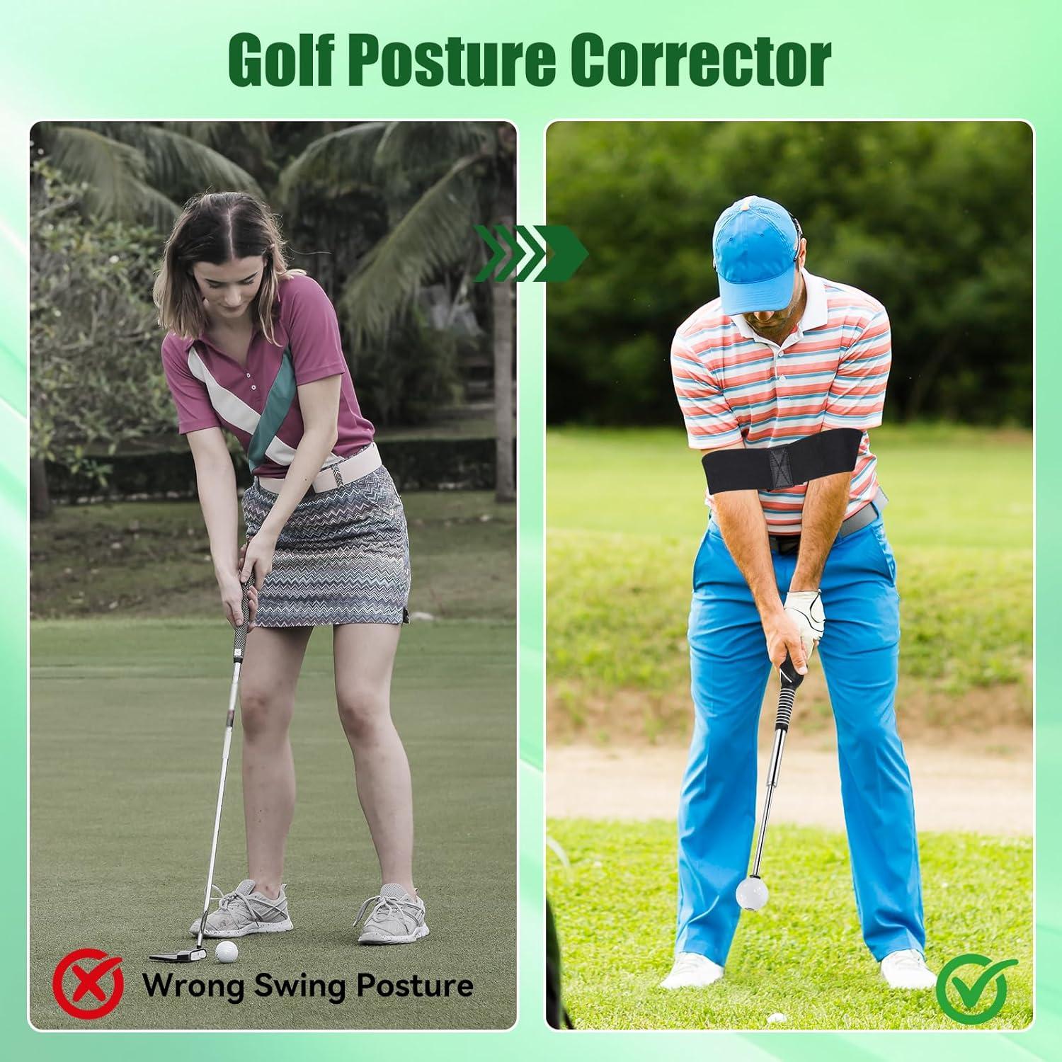 Entrenador de Swing de Golf Sysdmno GST001 con Banda Correctora