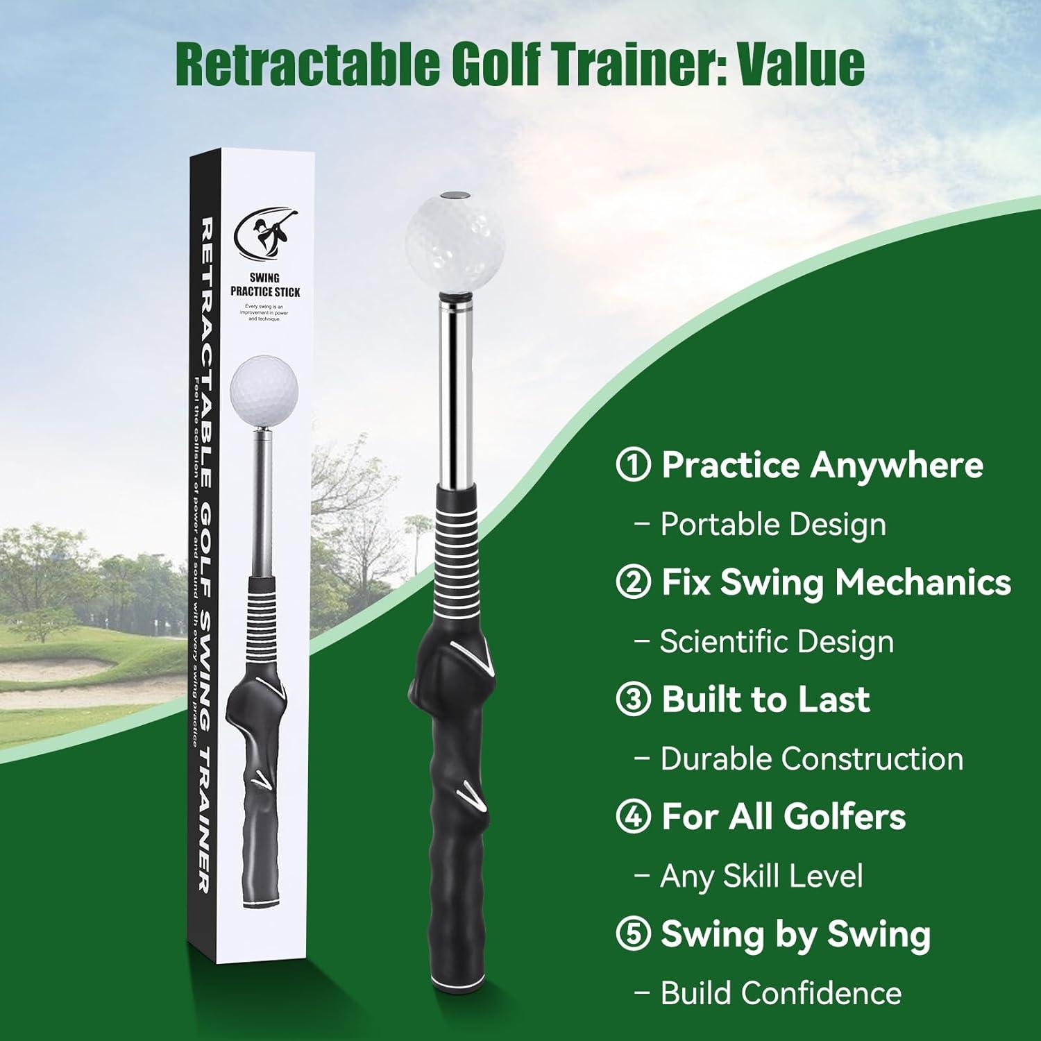 Entrenador de Swing de Golf Sysdmno GST001 con Banda Correctora