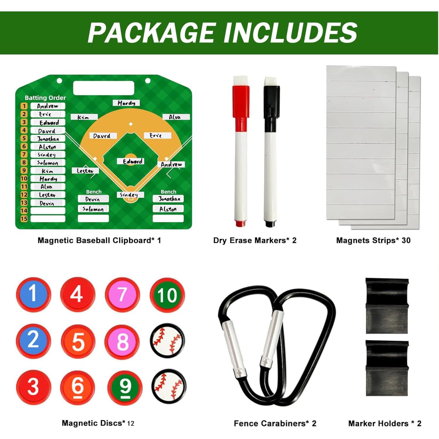 Tablero Magnético de Alineación de Béisbol SRG 36x30 cm