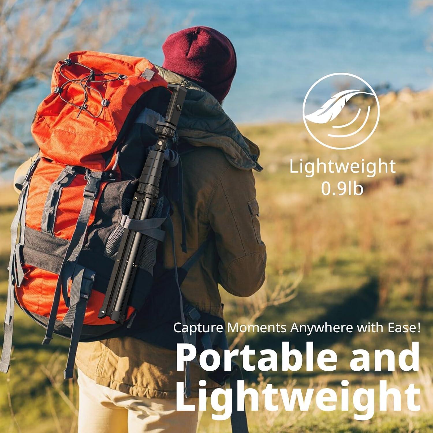 Trípode UBeesize para Teléfono 182.88 cm con Control Remoto