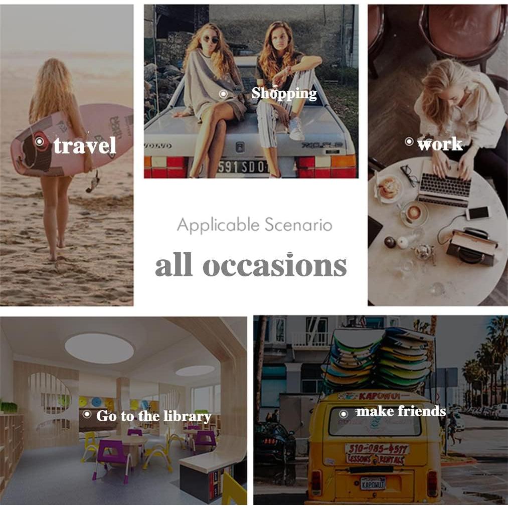 Bolso Cruzado de Nylon DIHKLCIO Impermeable para Mujeres