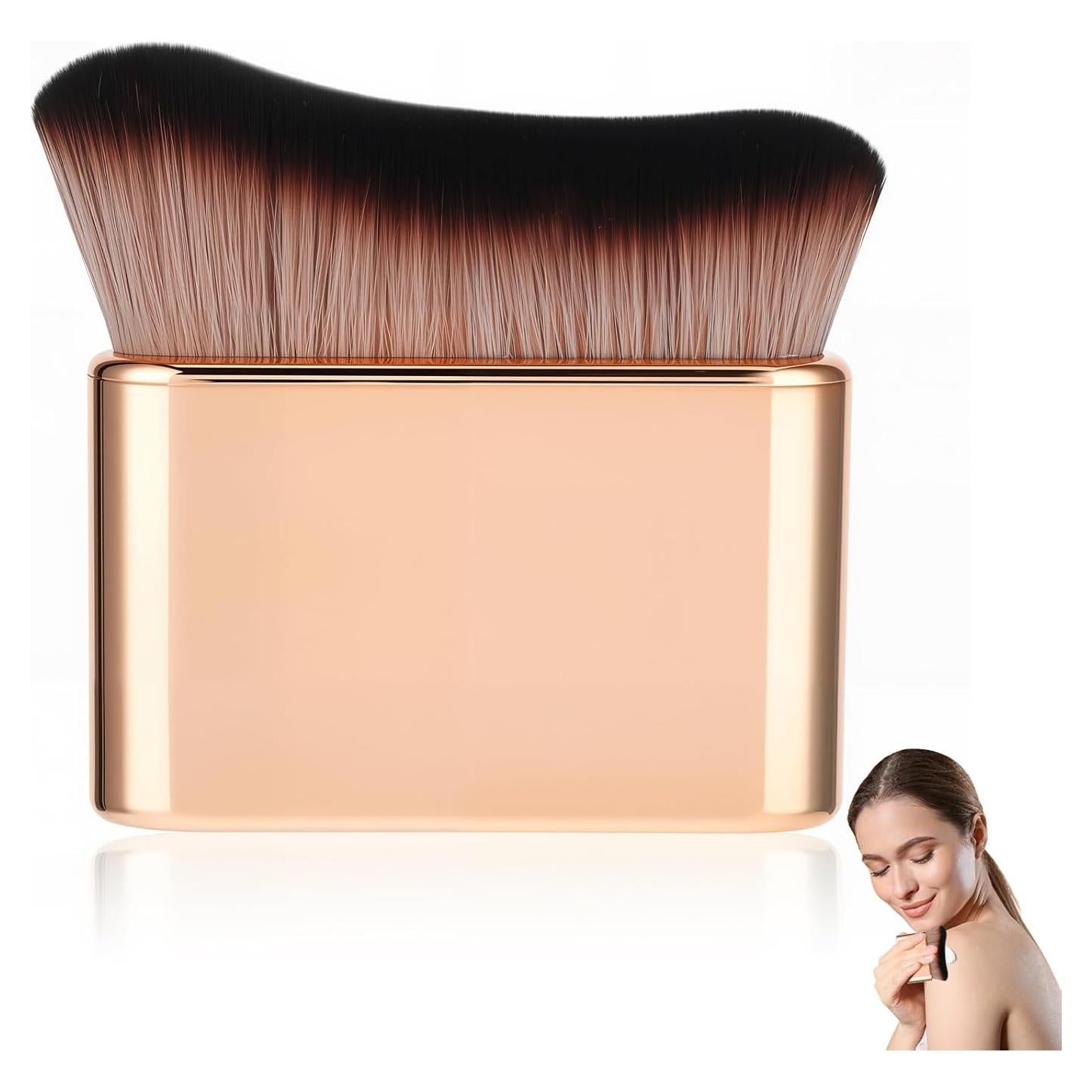 Brocha Corporal Premium Runhike con Cerdas Suaves y Densas