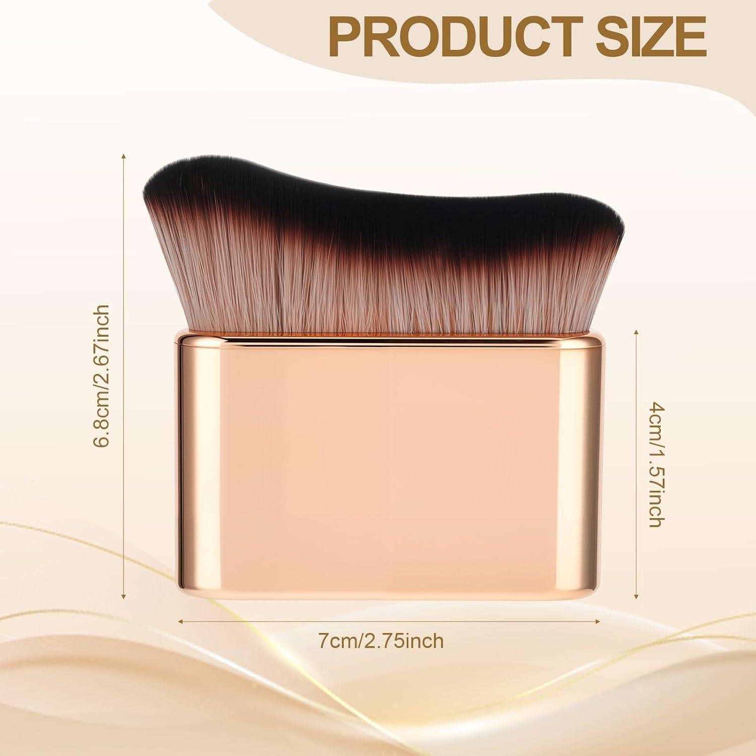 Brocha Corporal Premium Runhike con Cerdas Suaves y Densas